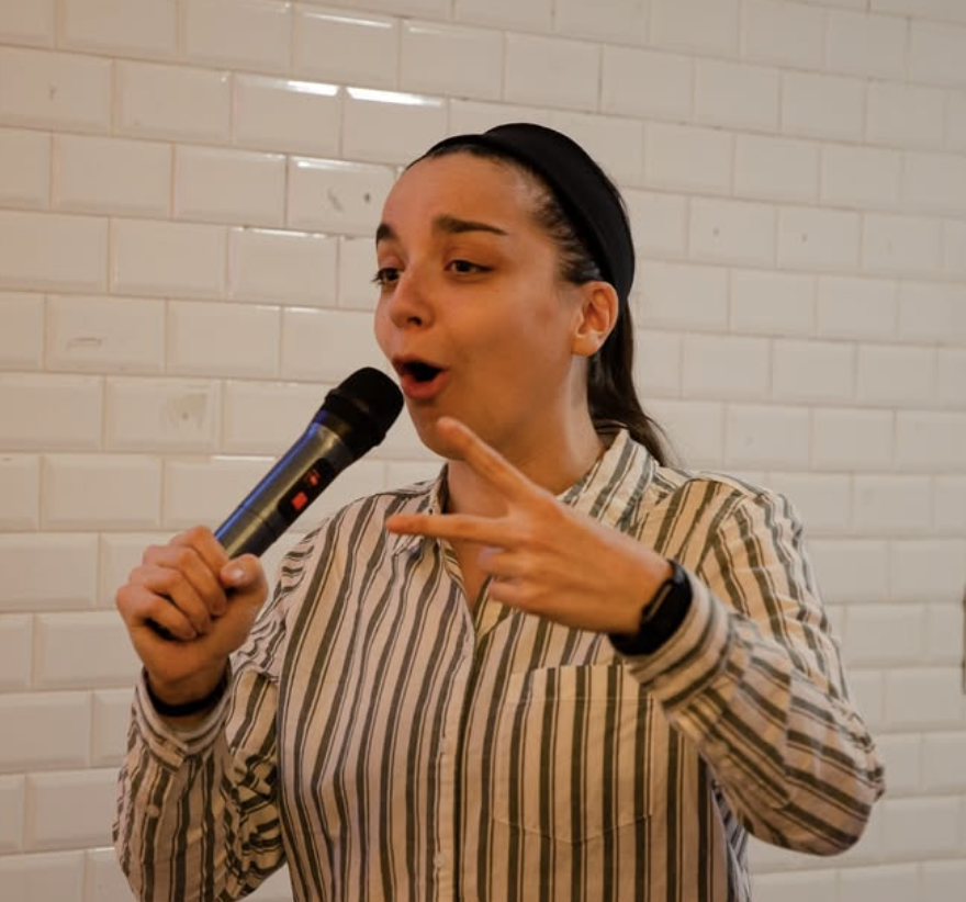 Rachael Niswander at Nolita Pizza!