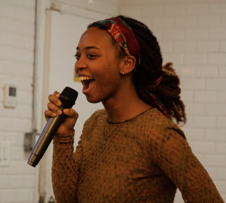 Amanda Gordon at Nolita Pizza!