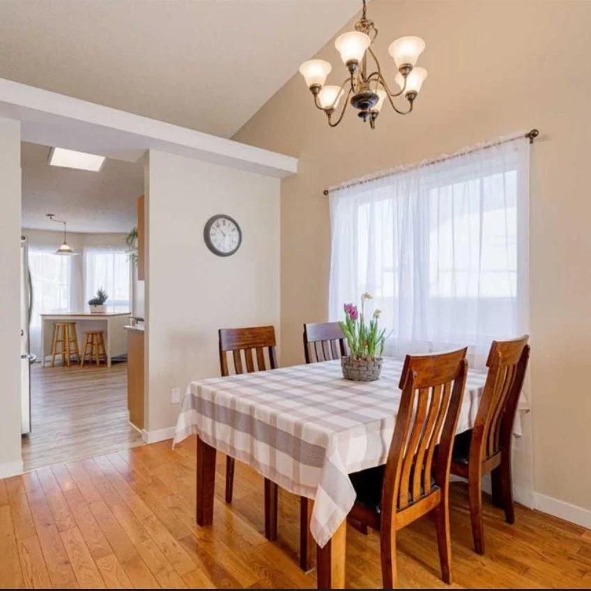 Paint is money in a can! 

What a transformation! This dining room went from dated to dreamy with nothing more than the right paint colour. 

The difference truly speaks for itself &mdash; fresh, modern, and perfectly balanced. 

Choosing the right c