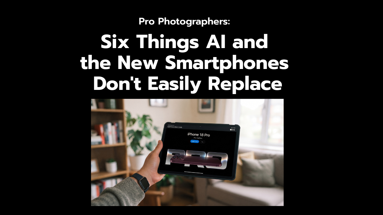Pro Photographers: Six Things AI and the New Smartphones Don't Easily Replace