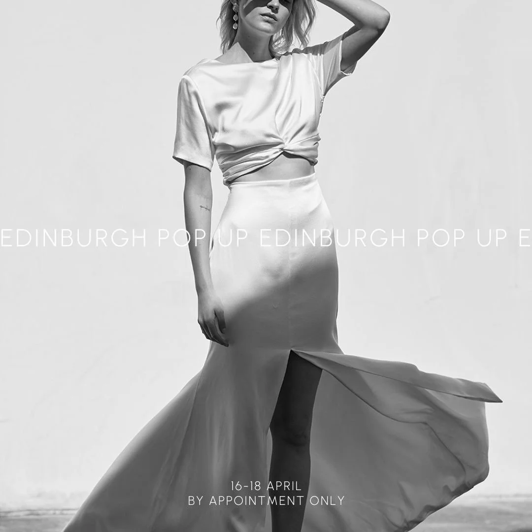 MRS W Bridal is coming to Edinburgh 
POP UP - By Appointment Only 16-18 April

Join us to discover a considered edit of pieces from designers Lola Varma, Prea James and Bon Bride.

Appointments limited. Book now via our website (link in bio) to secur