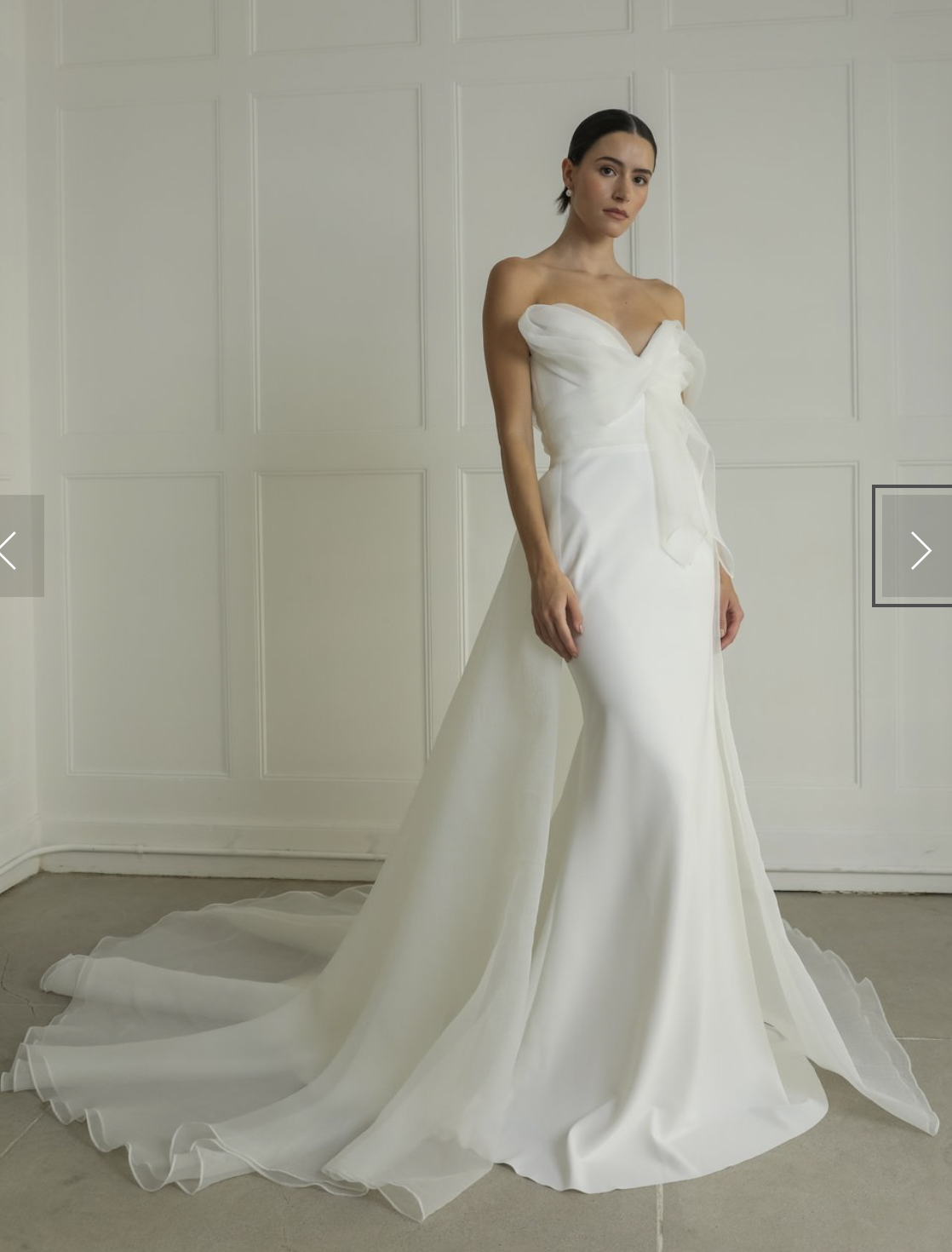 NEWHITE - Empire Overskirt

Size: US10

RRP: £1750

Sale Price: £850