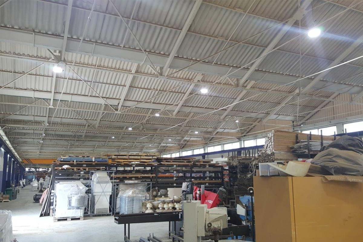 UFO LED High Bay Light, selectable wattage (100/120/150w), selectable CCT (3500/4000/5000k)