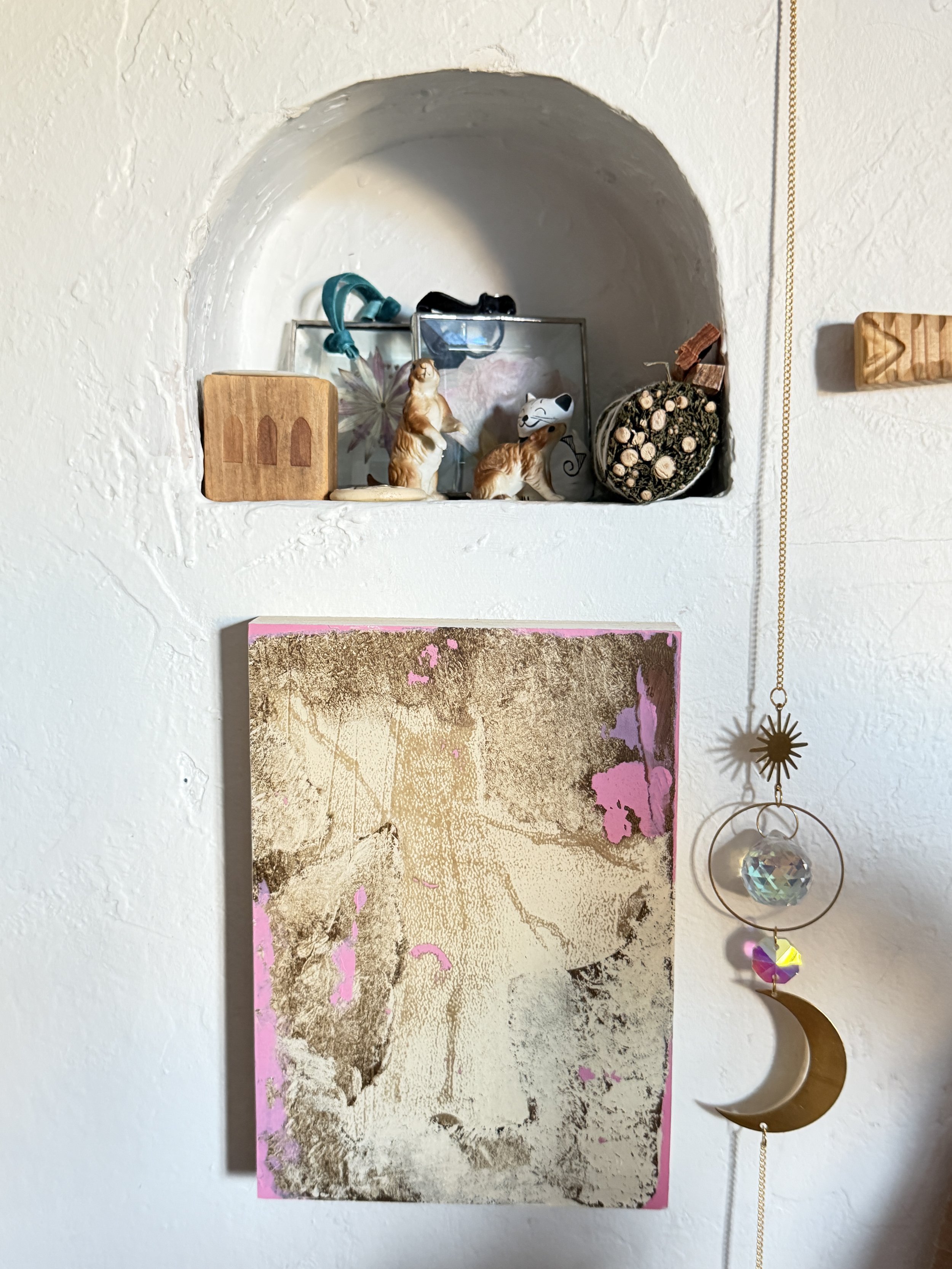 The Alchemist 5"x7" - Gel Print with Accents