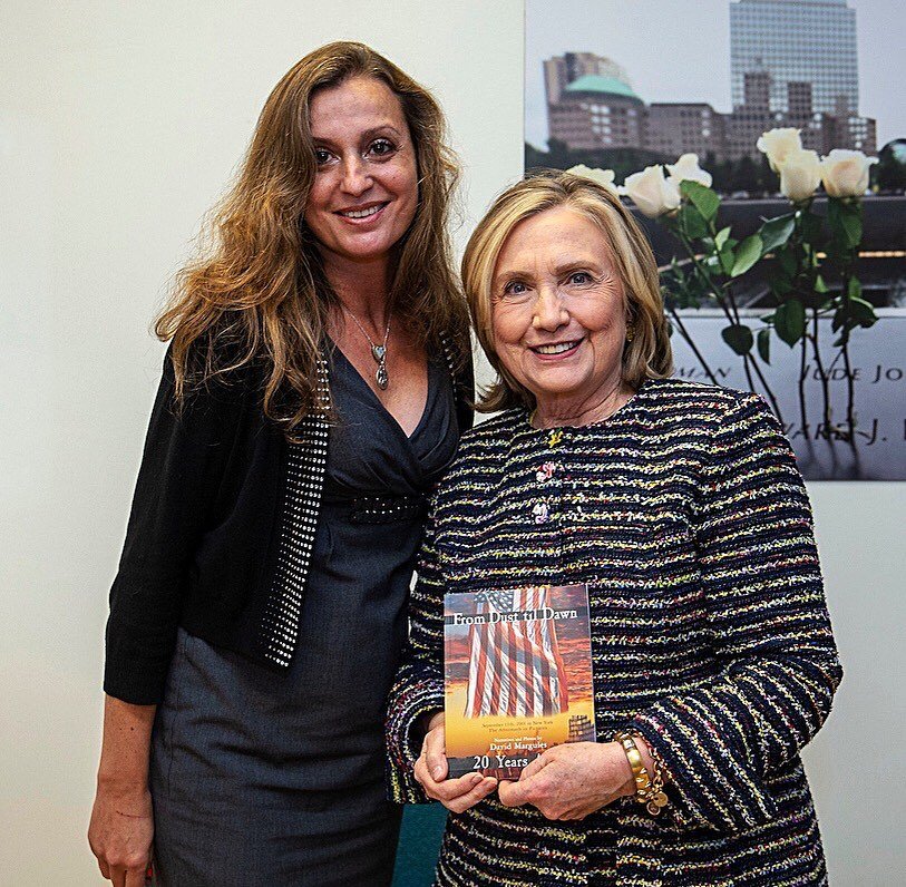 Monica Iken and Hillary Clinton holding our new book&hellip;
 From dust til dawn 20 years after&hellip;
 If you want to order the book
Go to www.fromdusttildawn.com
Or contact me or Monica