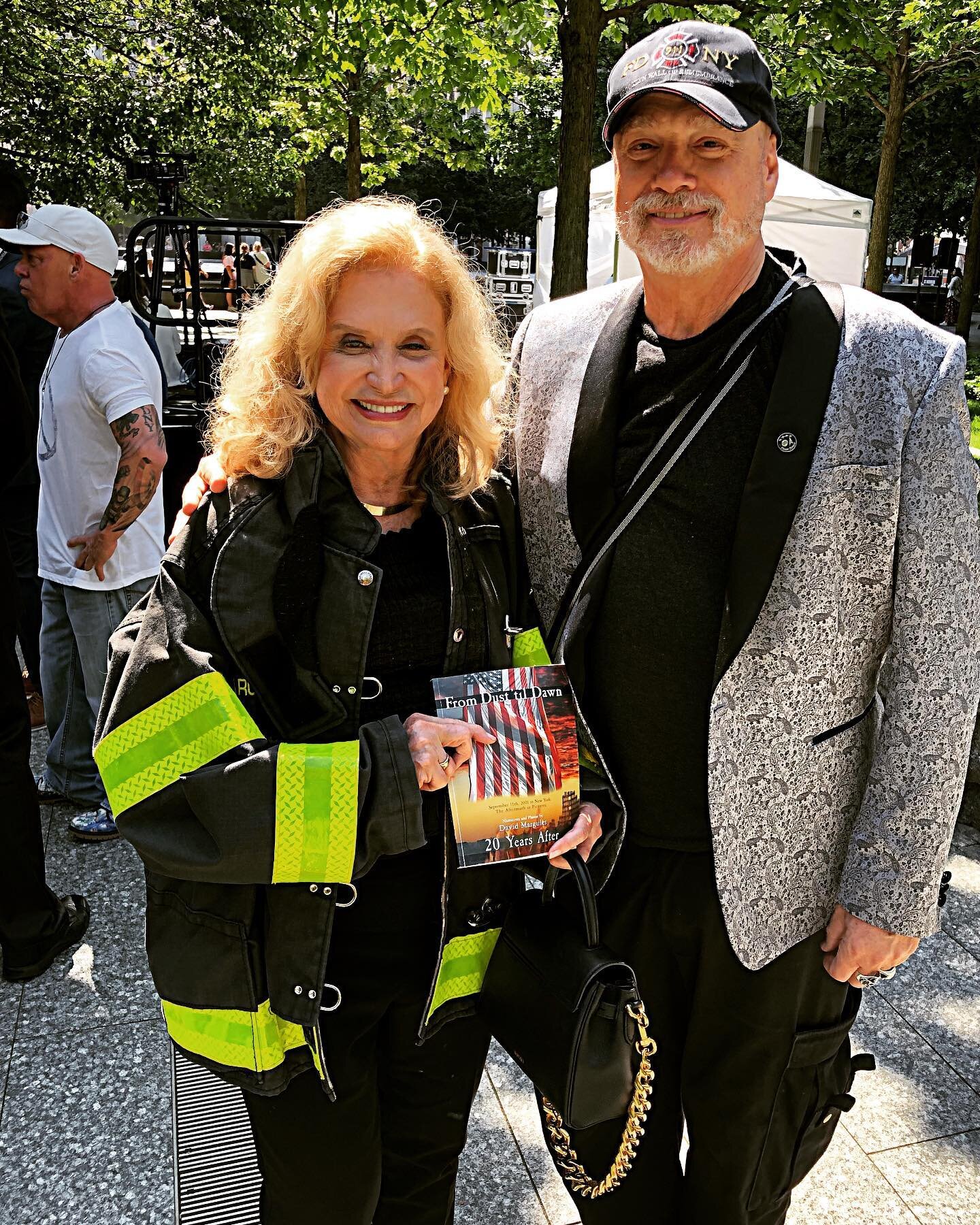With one of favorite people Hon. Carolyn Maloney 20th anniversary of the closing ceremony 5/30/02  #wtcclosingday #wtc #wtcmemorial #september11 #september11memorial #carolynmaloney