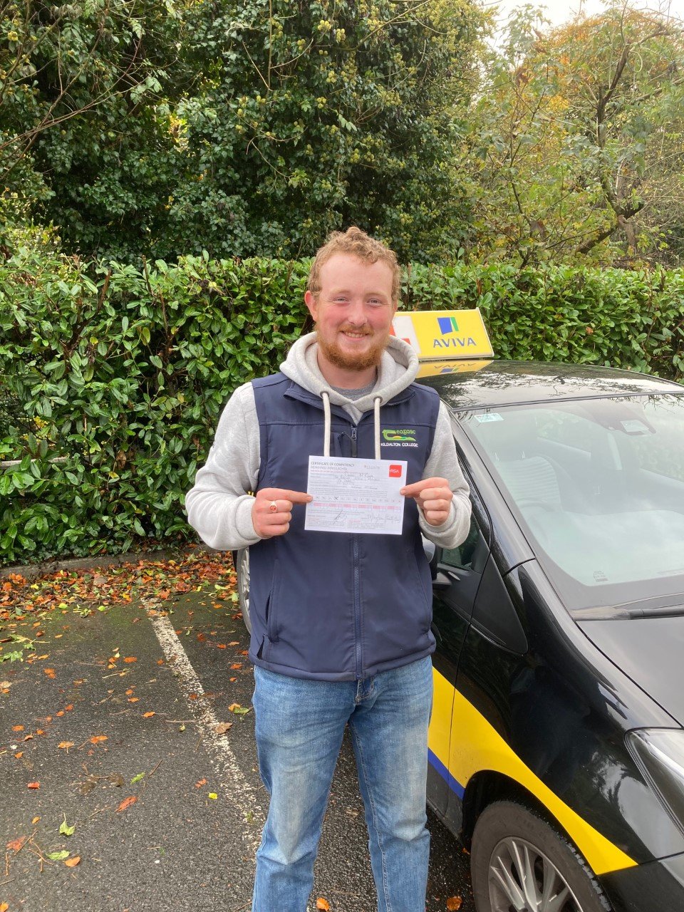 Happy Student passes their test in Navan
