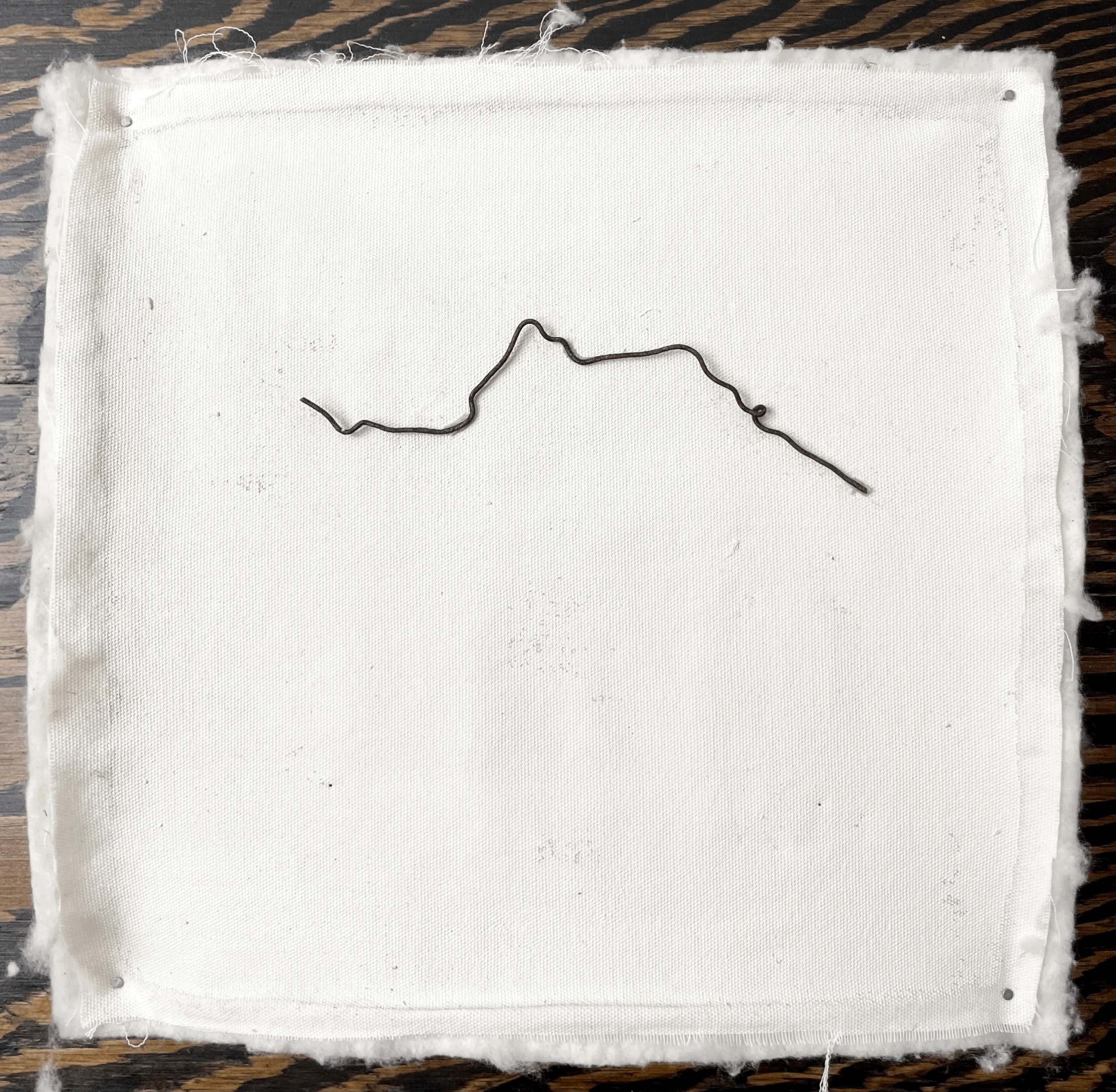 modern art found object wire wall hanging (Copy)