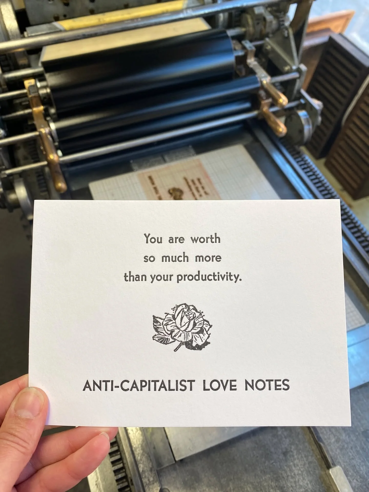An anti-capitalist love note for artist-comrades in this season / this moment in authoritarian takeover / this particular wild overwhelm of late capitalism that is the winter holidays:

- IG isn't built to hold all the love for your work that exists 