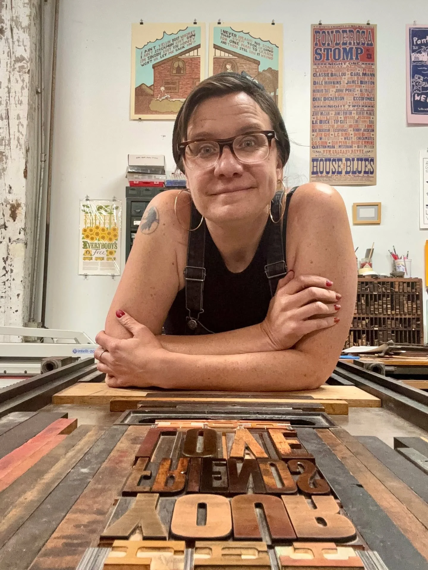 Hello after a long pause, folks. Today is my birthday, so I thought I'd resurface to say that I&rsquo;m still here!

Here are some in-progress letterpress projects - so grateful to get to print at @planetarymagnetics&rsquo; shop while I&rsquo;m in Ne