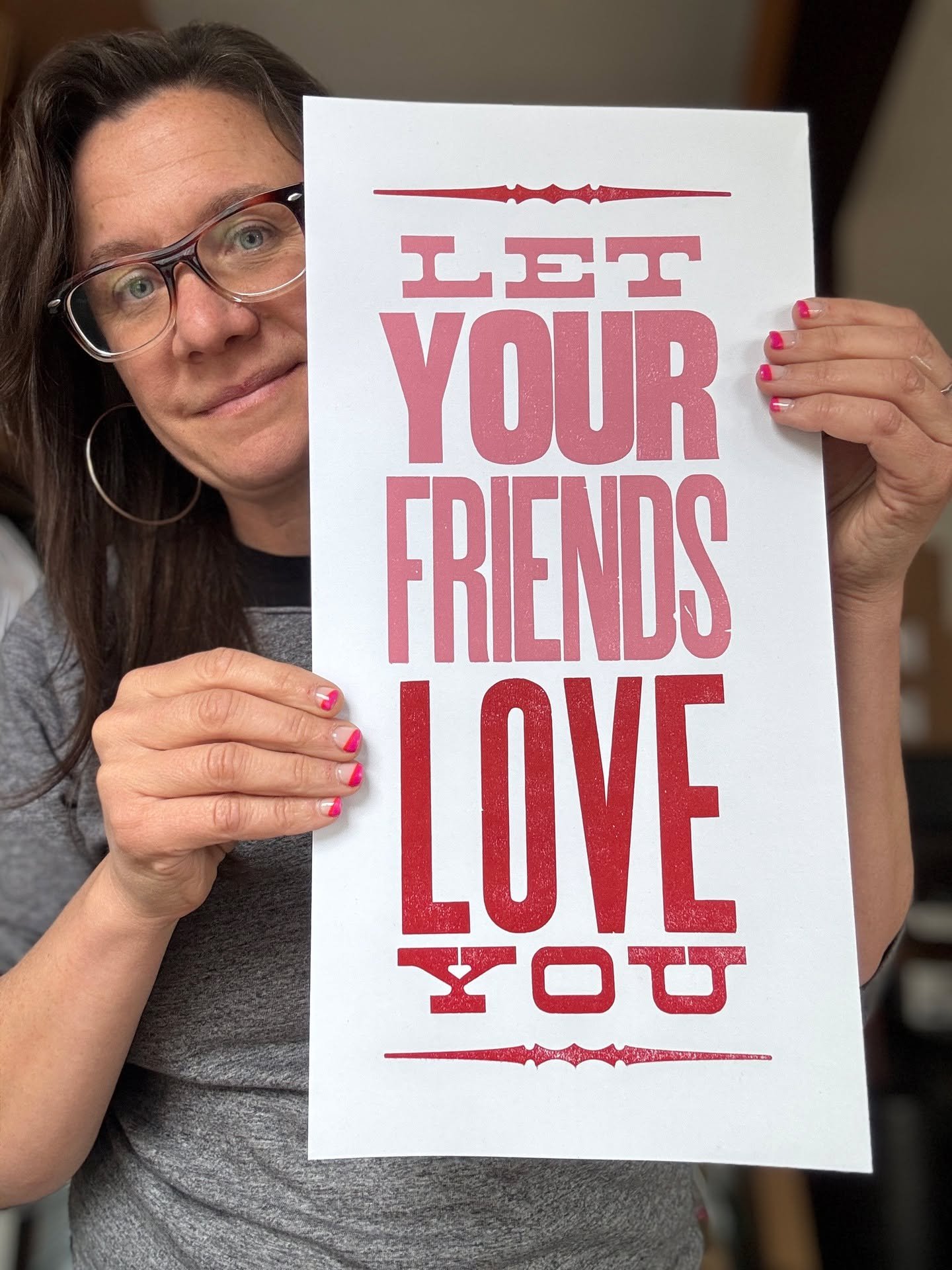 You have people in your life who love you and want to show up for you, even in your hardest and messiest moments. Let them. 

As uncomfortable as it may be for you (and by you I mean me) to ask for and accept help &amp; support, the world is crumblin