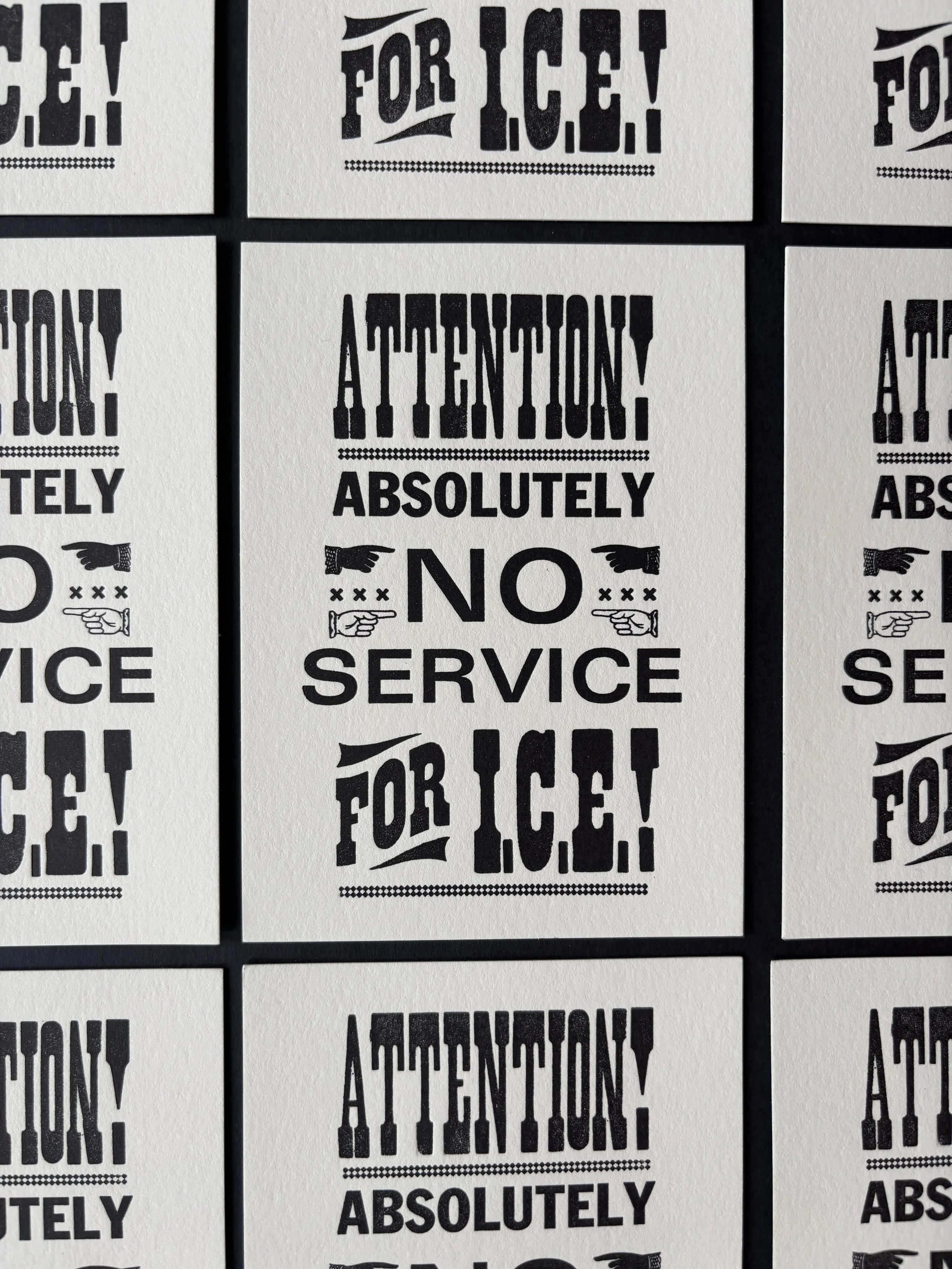 Some letterpress printed fortification for today - especially for my fellow residents of Maine / Wabanaki territory. I hope something in this collection offers a small balm or timely reminder or fuel to keep going. Letterpress uses tremendous pressur