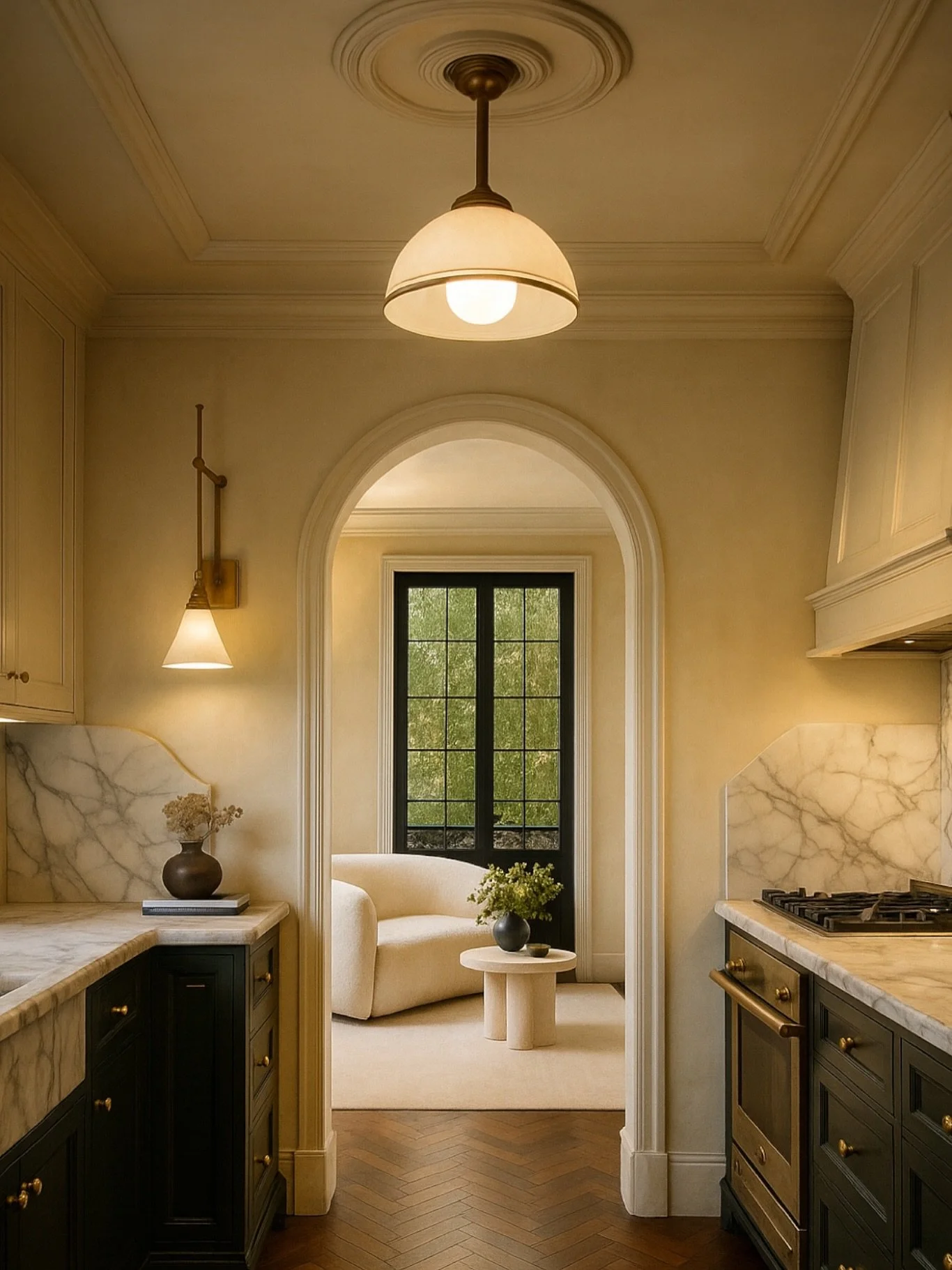 Behind every show-stopping kitchen lies its quiet counterpart, the kitchenette. Designed for the art of entertaining, it&rsquo;s where the rhythm of preparation unfolds effortlessly out of sight. 

Interior Design: @yeginfill 
For all inquires, link 