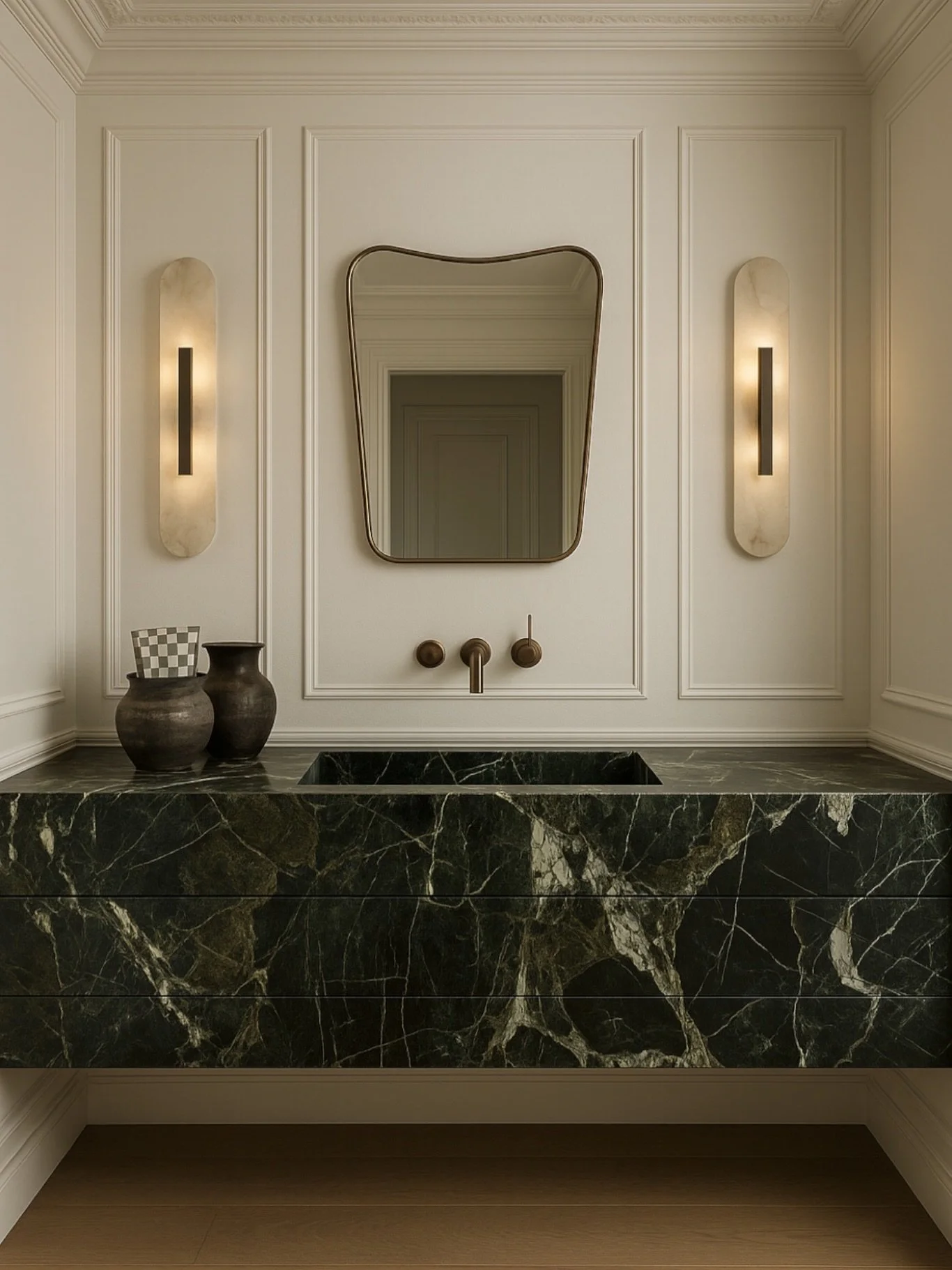 What if the smallest rooms became the most memorable?

Interior Design: @yeginfill 
For all inquires, link in bio! 
&bull;
&bull;&bull;#bathroomdesign #finditstyleit 
#decorinspiration 
#interiordesignideas 
#interi&ouml;r 
#homewithrue #howihome 
#i