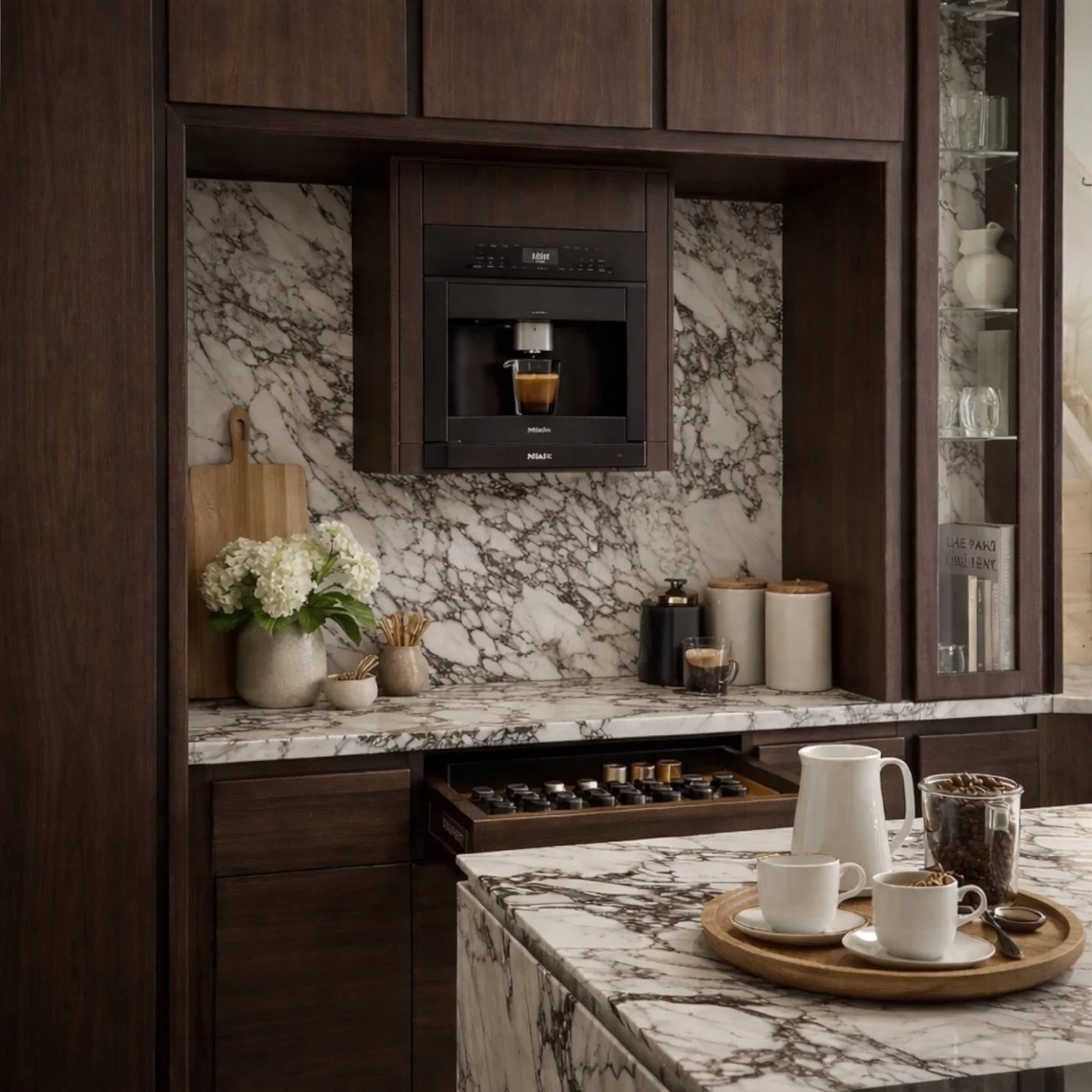 Designer Tip What to Use From This Kitchen 👇🏼🗣️

Great kitchens aren&rsquo;t about trends they&rsquo;re about intention.

&bull; Use architecture like arches and full height stone to create drama instead of decorative clutter
&bull; Treat the isla