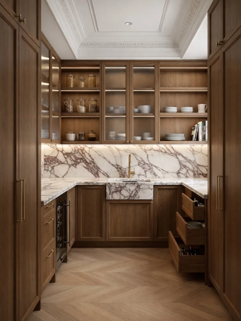 A little pantry moment - designed by @yeginfill 
For all inquires, link in bio! 
&bull;
&bull;&bull;#bathroomdesign #finditstyleit 
#decorinspiration 
#interiordesignideas 
#interi&ouml;r 
#homewithrue #howihome 
#idcoathome #OneRoomChallenge #design