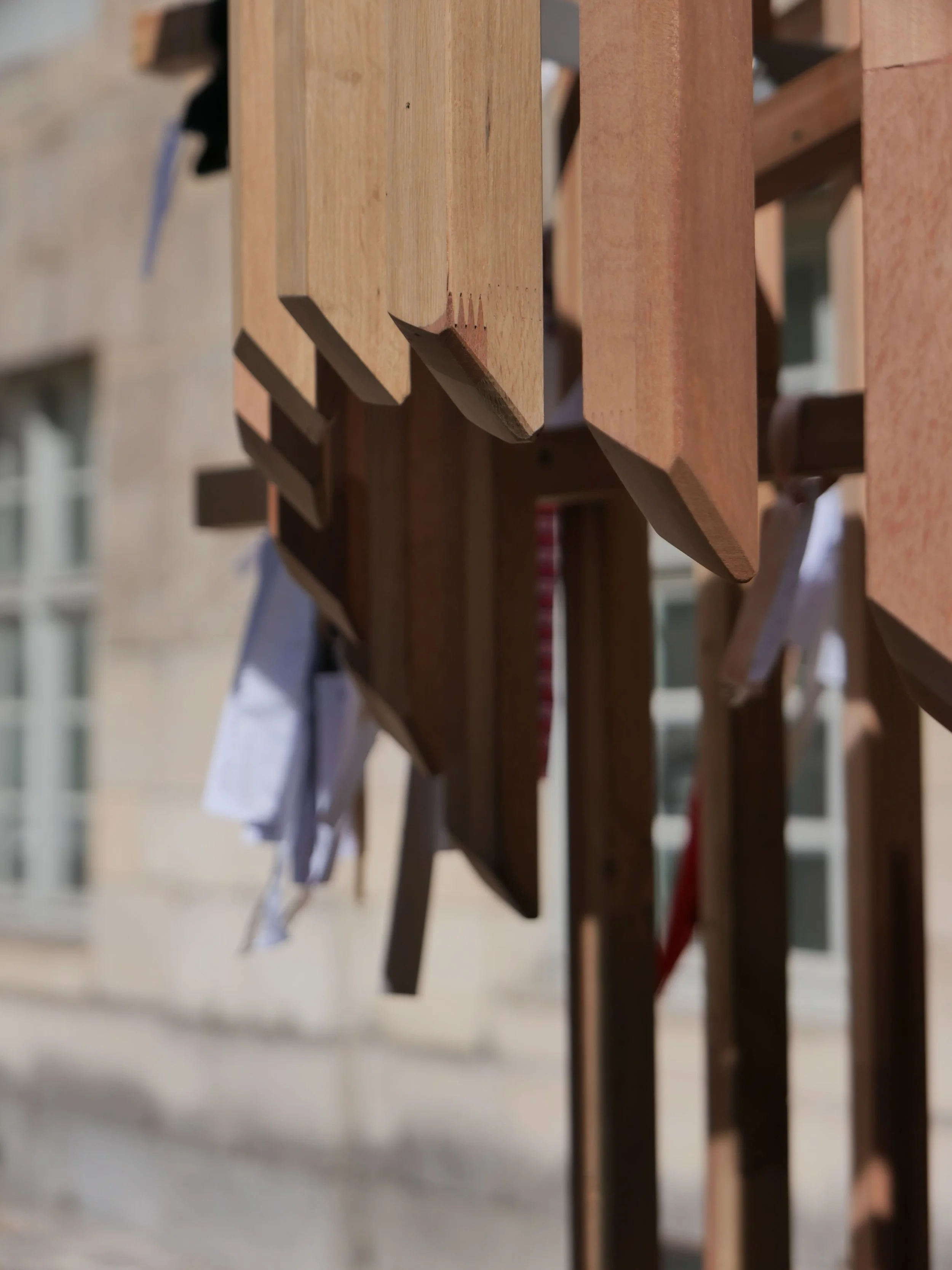 arbre du souvenir-détail bois
