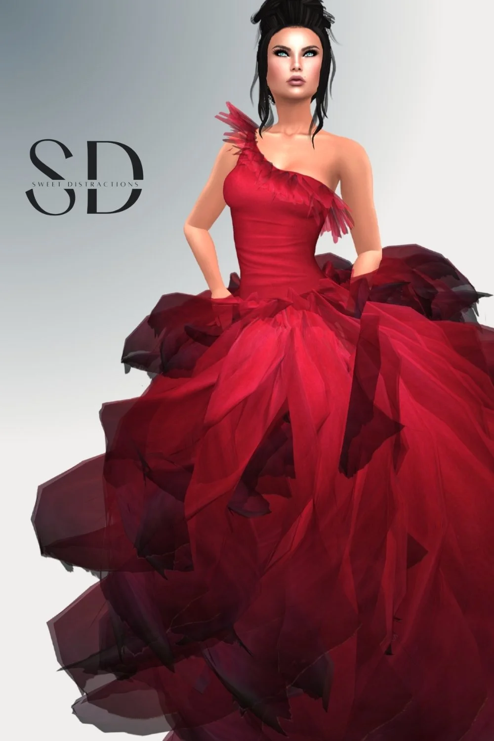 Rose Petal Gown