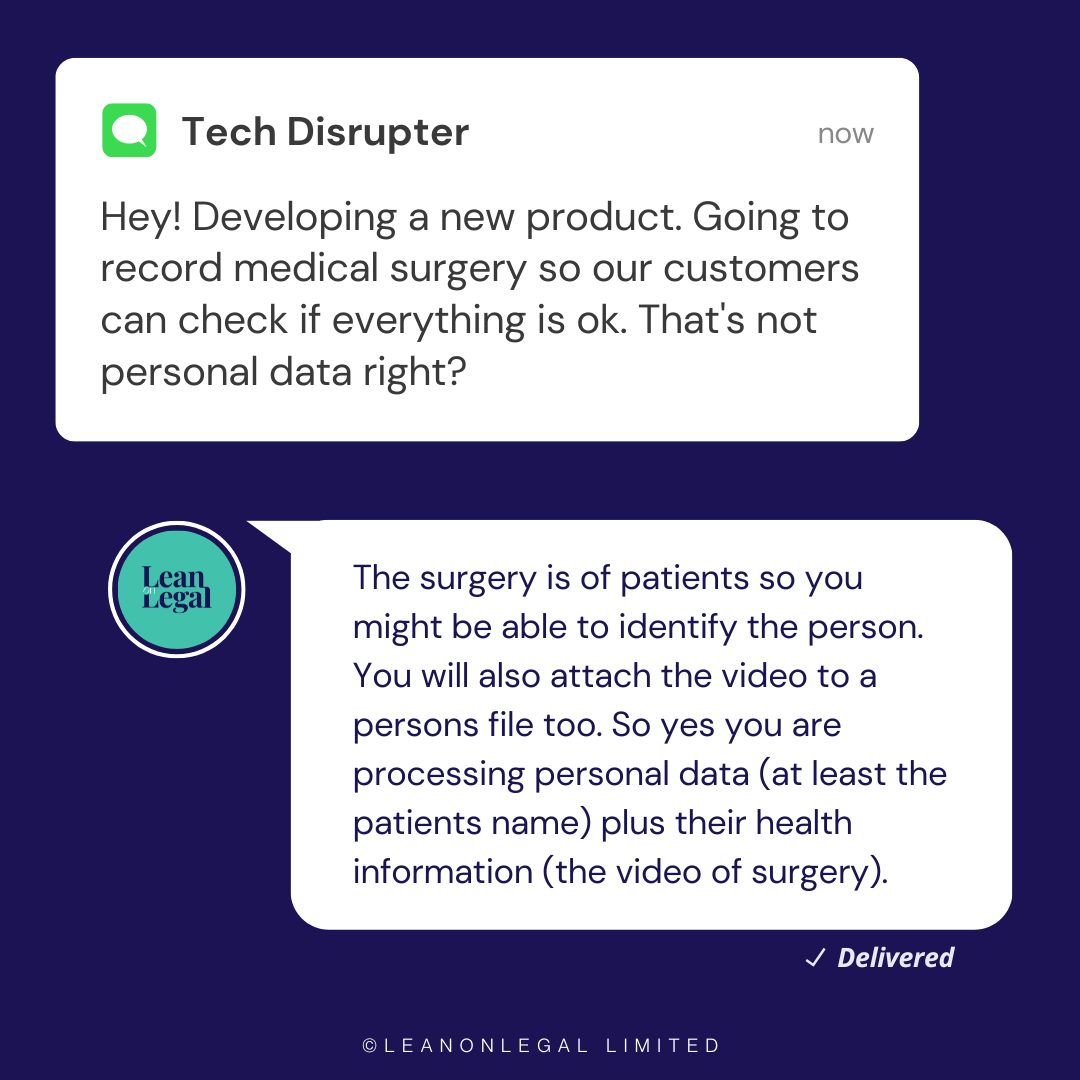 What is Personal Data? — LeanOnLegal