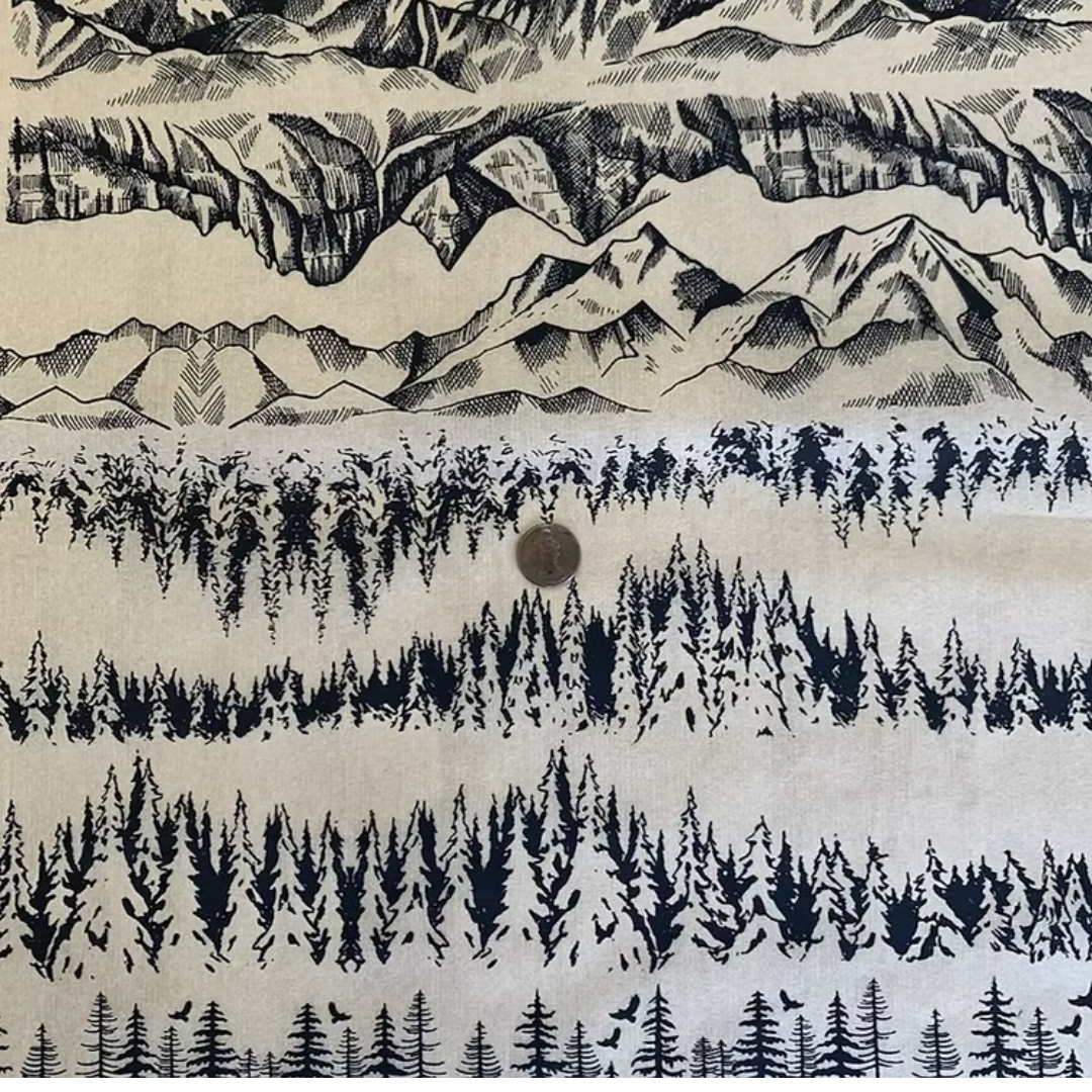 Ceramica Transfers - Trees and Mountains