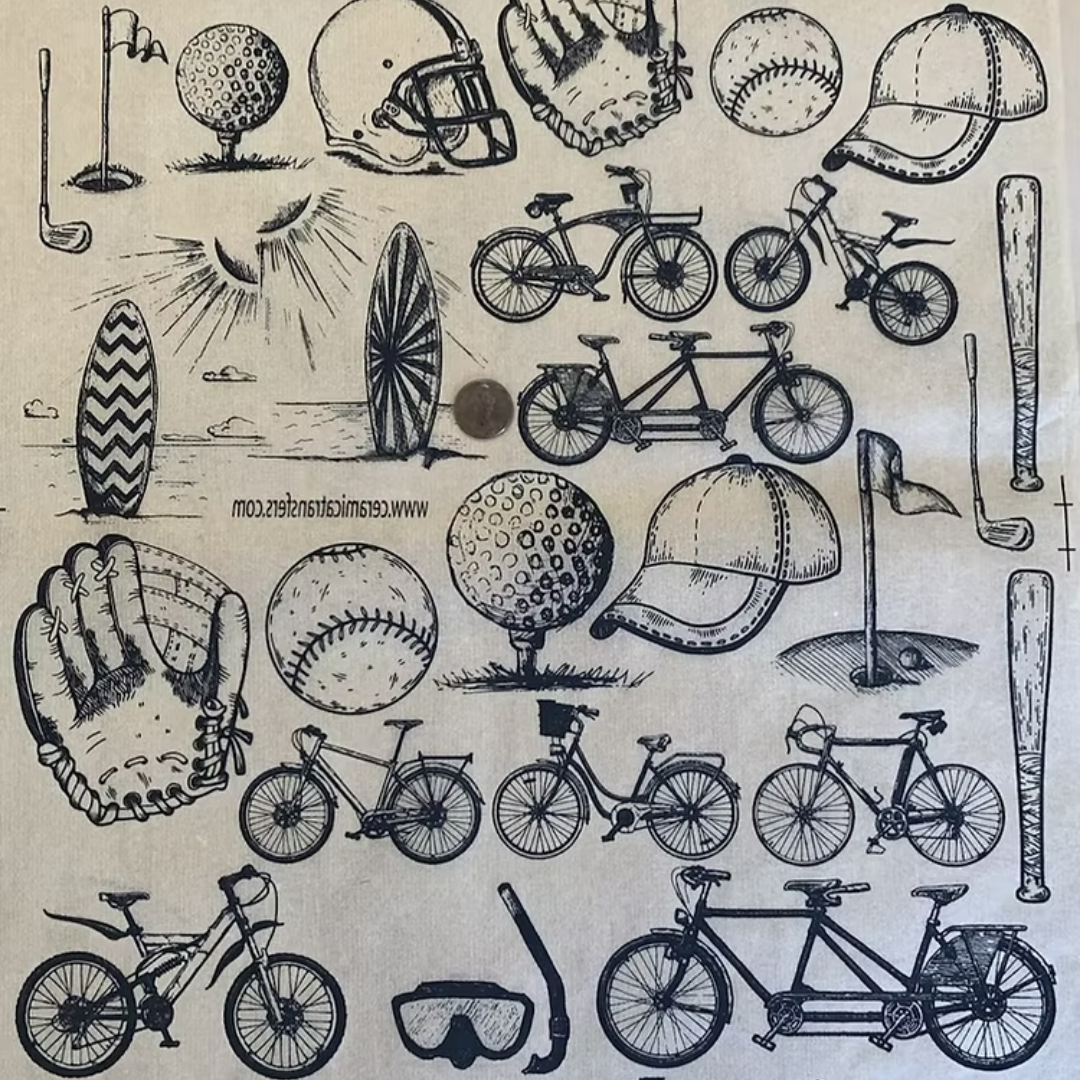 Ceramica Transfers - Sports in the Sun