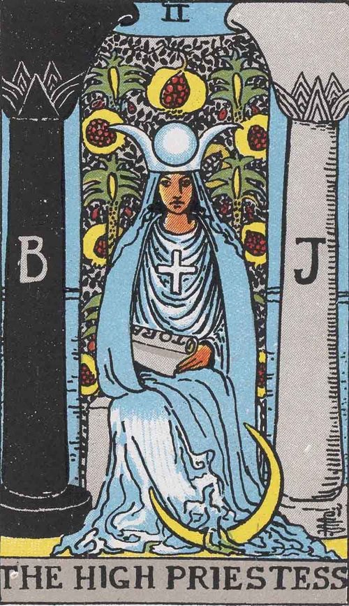 The High Priestess — In Her House She Waits Dreaming