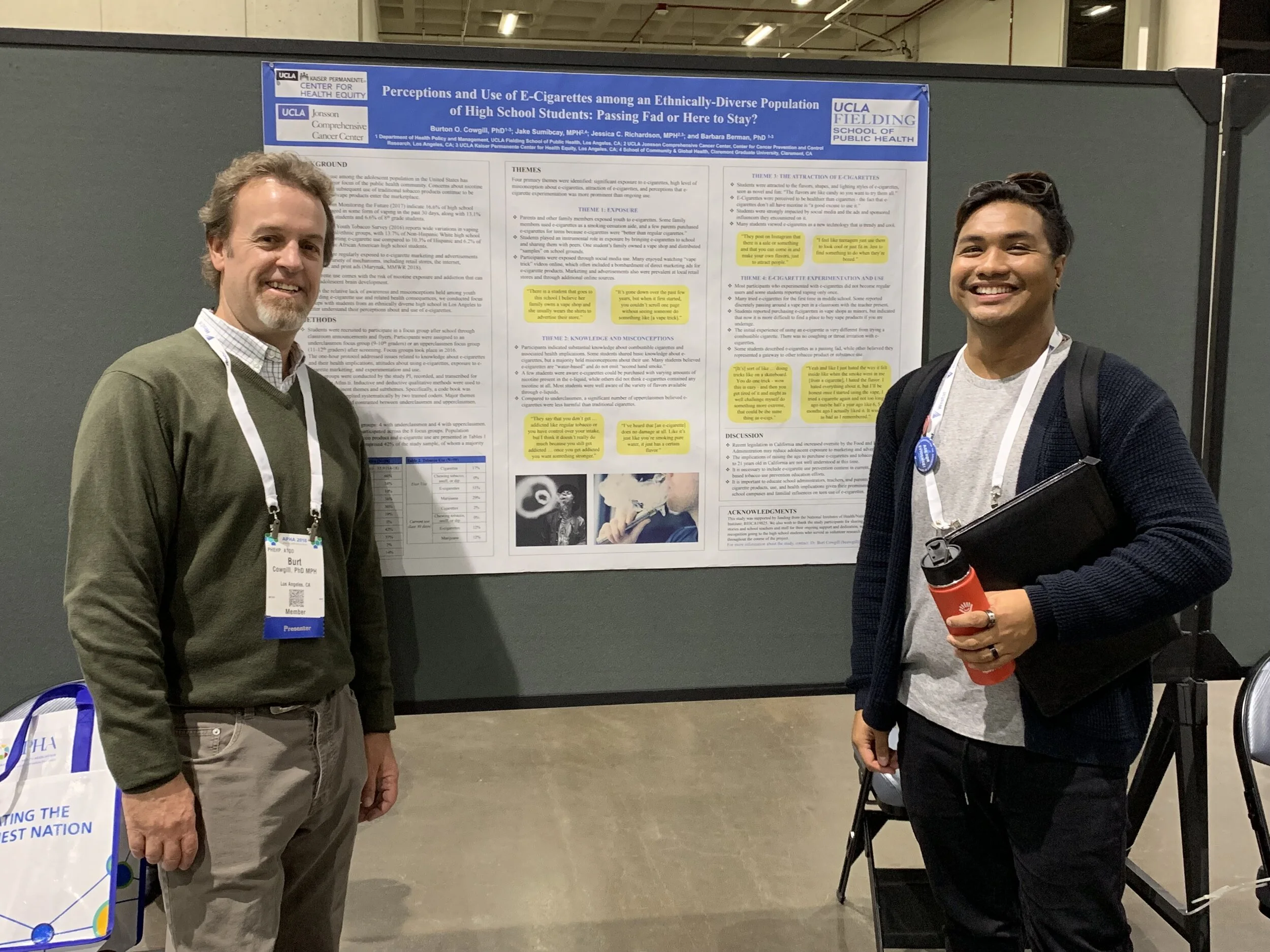 2018 APHA Annual Meeting with Dr. Burt Cowgill, San Diego, CA