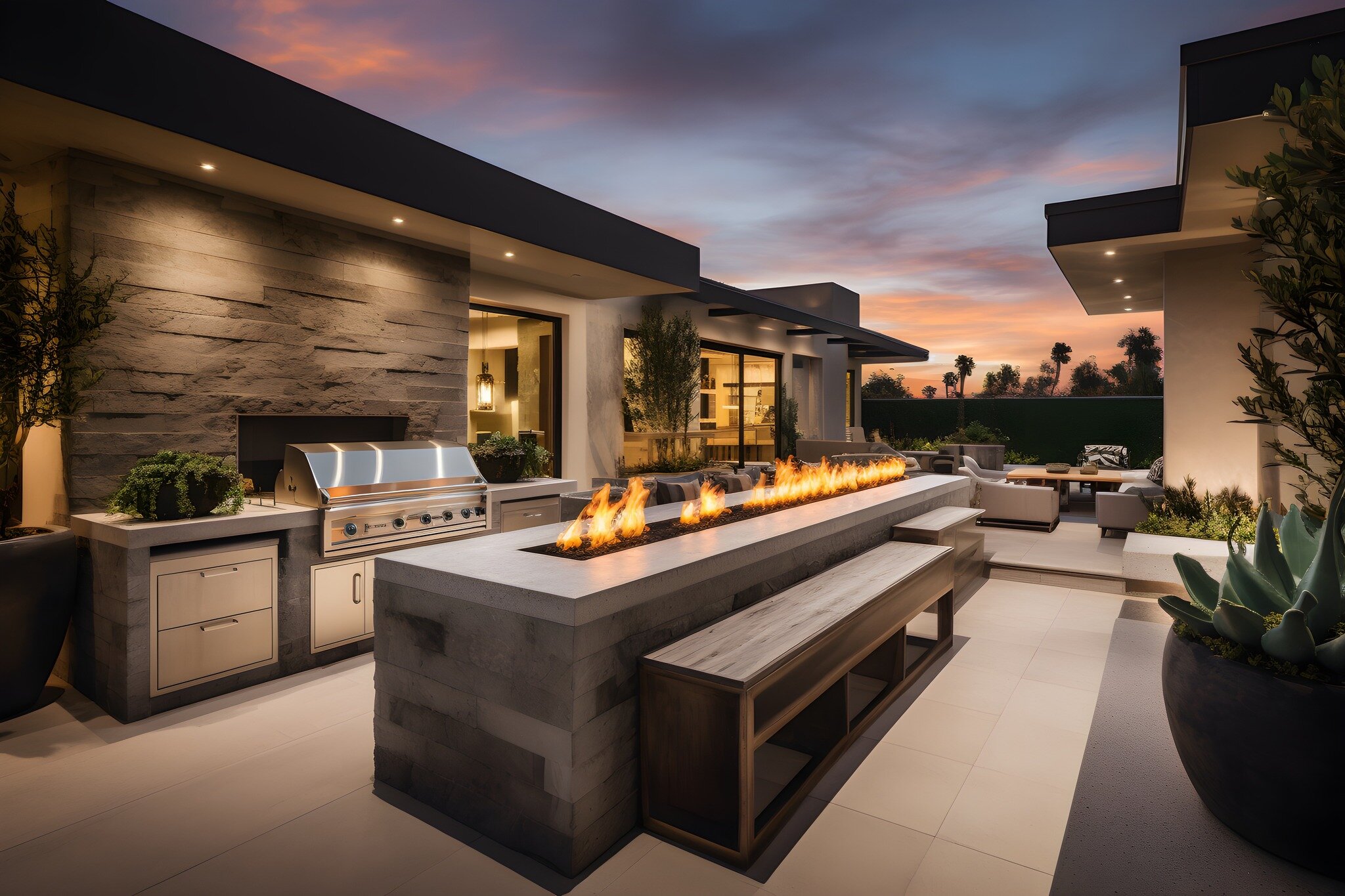Unleash Backyard Potential with Fire. Unleash your backyard's potential with our chic outdoor fire features🔥. Let us turn your outdoor living into a warming experience. #OutdoorLiving🌴

📷: Pinterest

#sweepsnladders #fireplacerenovation #chimneysw