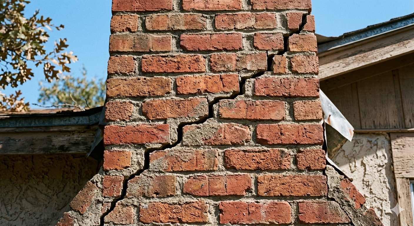 How a Cracked Chimney Damages Your Home's Foundation
