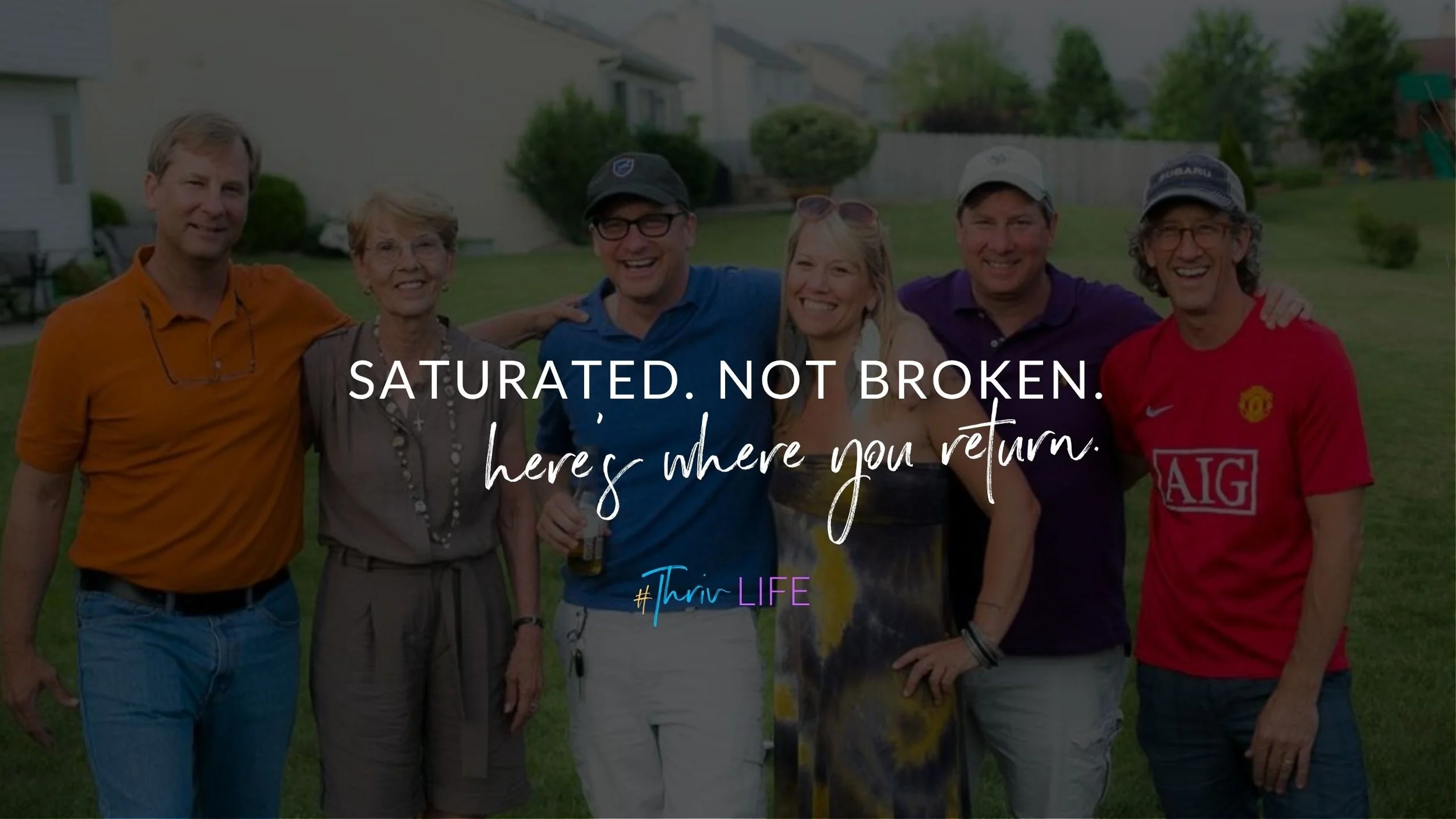 You're Saturated, Not Broken. Here's where you Return.
