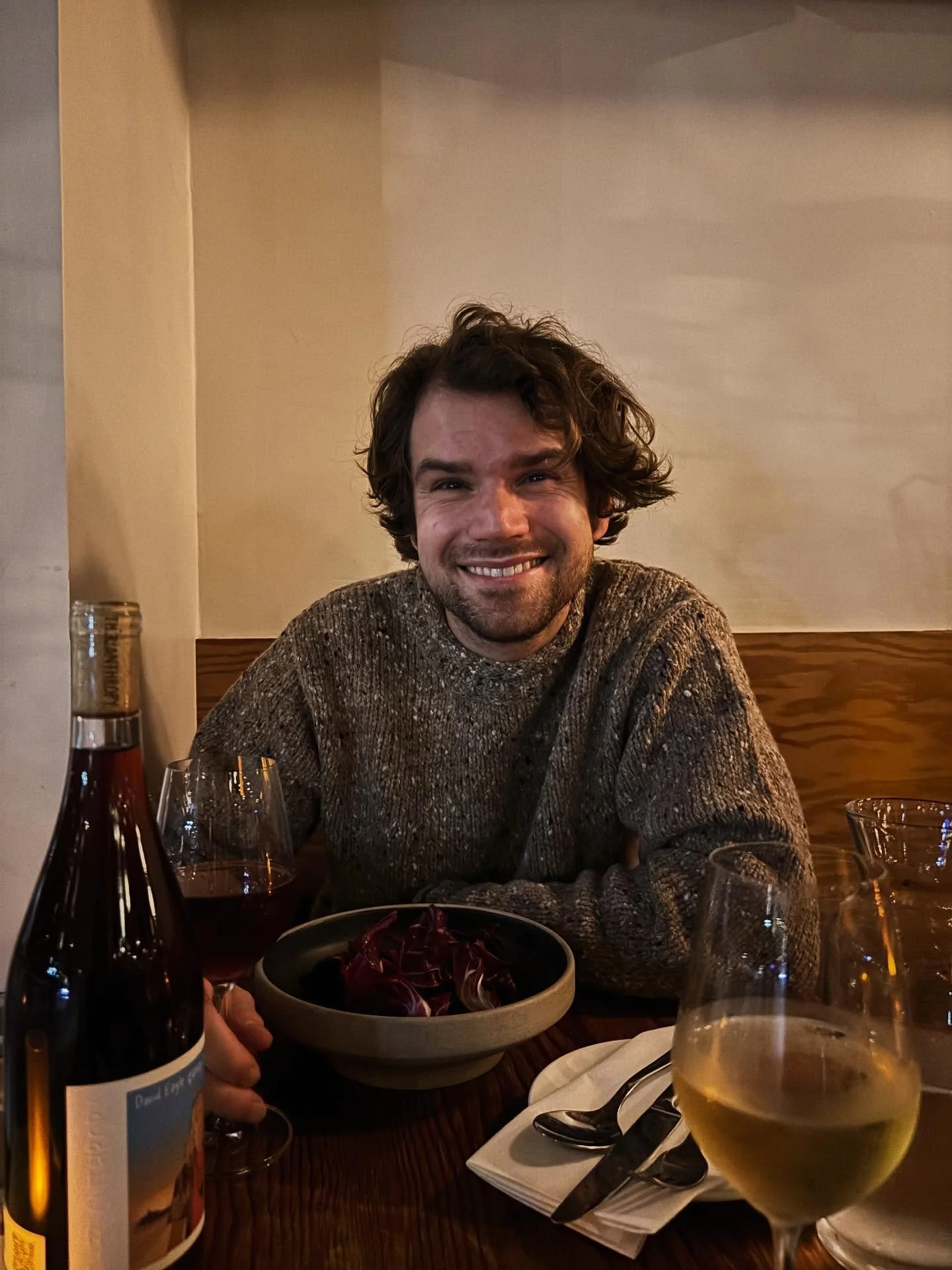 Celebrated turning 35 over the weekend with @louiseswindells_designs (thanks for a phenomenal meal @bar.gobo!) 

What a time for a record to come out. Idk how I got lucky enough to make art for a living, but I don&rsquo;t take that for granted. 

Tha