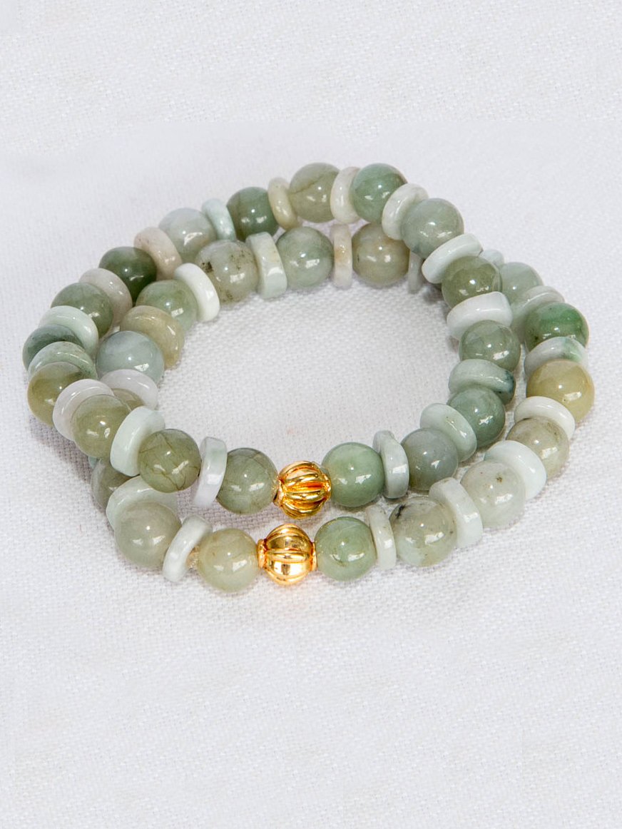Green Burmese Jade Bracelet — Ranjanas Rarities