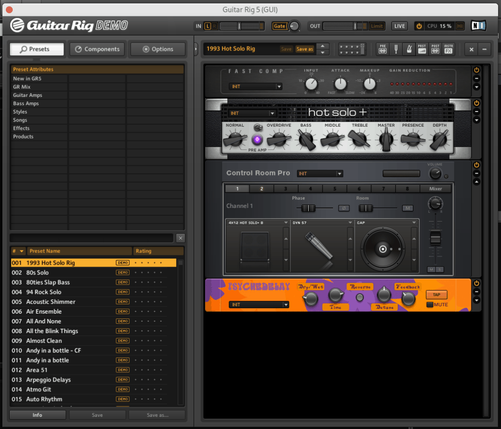 Guitar rig 2. 2. программы для гитары на пк. гитарный процессор для пк программа. усилители в guitar rig 5.