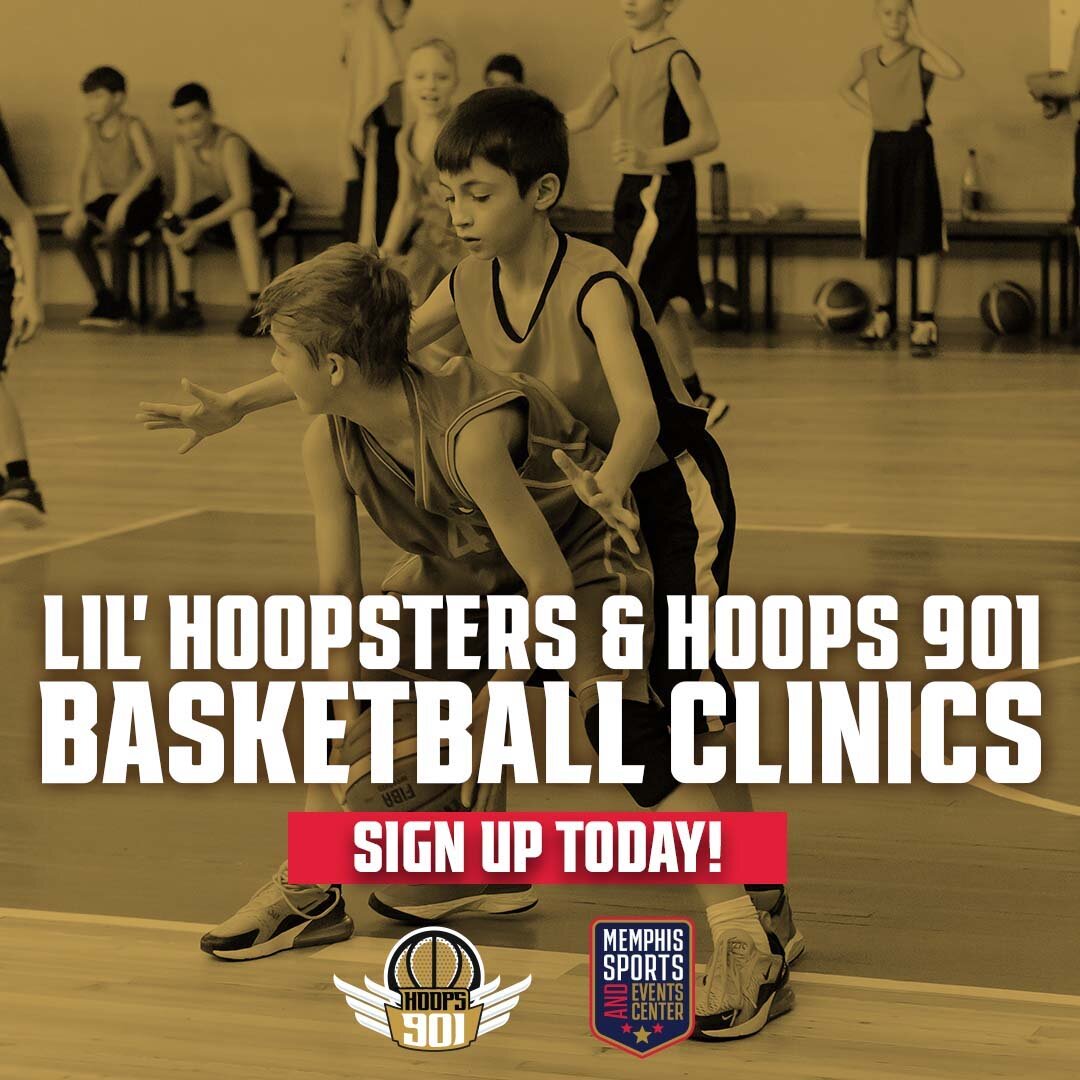 From the basics to the bold moves, our Lil' Hoopsters classes &amp; Hoops 901 Basketball Clinics are perfect for sport-specific training at any age! 🏀

Click the link in our bio to sign up.