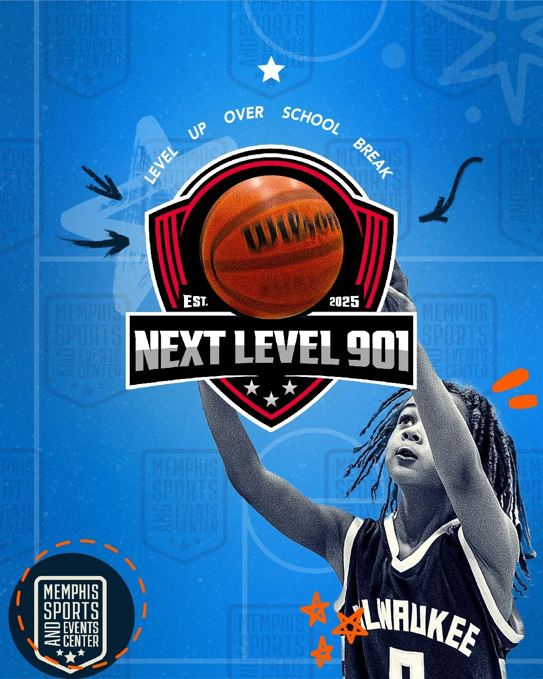 Give your child the edge they deserve. 🏀 
Next Level 901 school break camps offer focused training with our coaches so players stay sharp and ready for the next tryouts.
Sign up for Veteran's Day & Winter Break today @ the link in our bio!