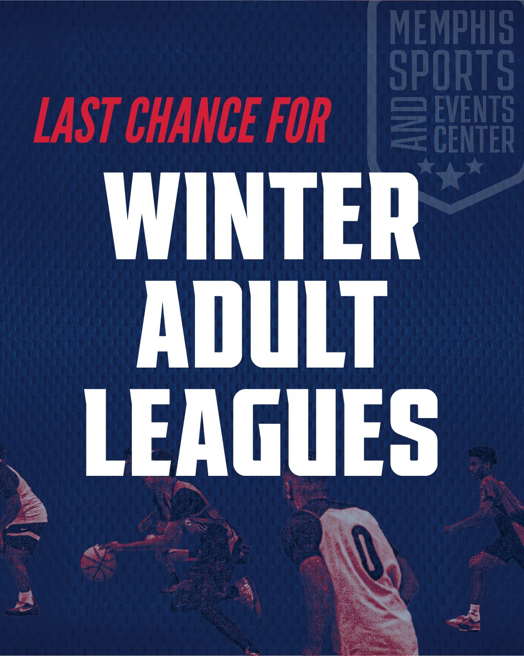 Some people lift weights in January. Some people run the winter league. Guess which one&rsquo;s more fun? 🏀🏐

Adult Basketball League registration closes TOMORROW &amp; Adult Volleyball closes January 4! Sign up today: https://bit.ly/3to9d9n