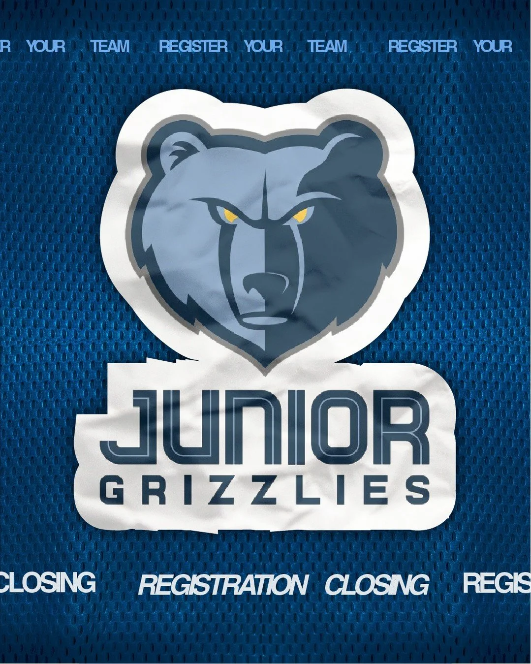 🏀 Jr. Grizzlies registration ends January 7! 🐻

Don&rsquo;t wait, secure your spot for Winter II Youth Basketball and be ready to hit the court this season. 

Make sure your player is in the action before registration closes: https://bit.ly/3Gf2jtI