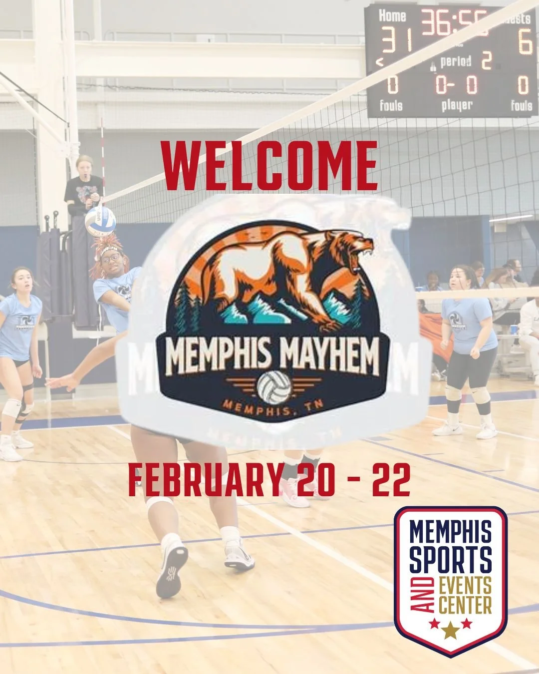 MSEC welcomes Aloha of Memphis and Memphis Mayhem back to the facility for a weekend full of gymnastics and volleyball! 🏐🤸&zwj;♀️

We&rsquo;re excited to host these great programs and all the athletes and families joining us for an action-packed we