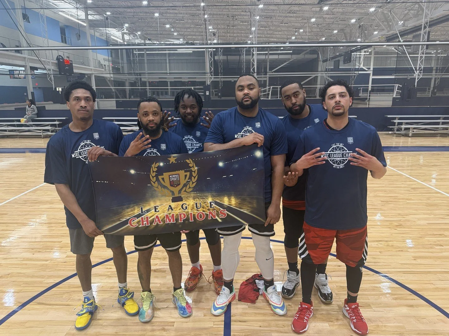Congratulationsto our Winter 2026 Adult Men's Basketball League Champions! 🏀

Division I: Team FlyNoMileage
Division II: Team Ballers
Division III: Team Globo Gym
35+: Team Clanton