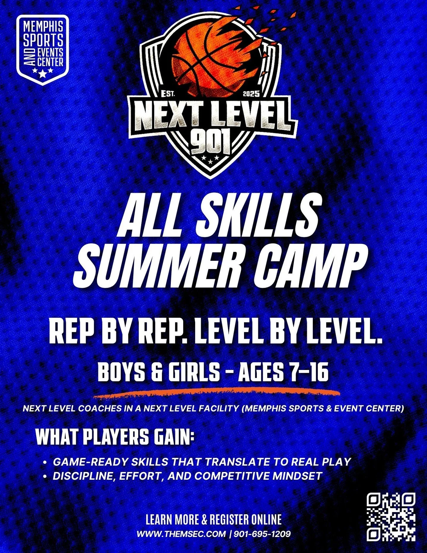 More than just a camp, this is where players grow 🏀

Next Level 901 Summer Camp &amp; Training focuses on skill development, confidence, and game-ready performance in a competitive, positive environment.

Register your player today @ the link in our