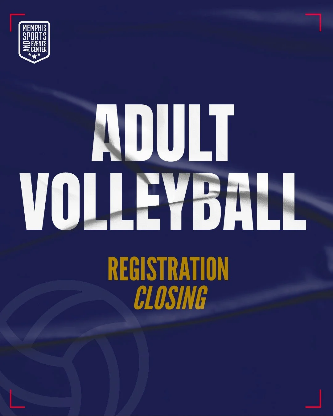 Last call for Adult Volleyball 🏐
Registration closes May 1.

Get in the game before it&rsquo;s too late, link in bio!