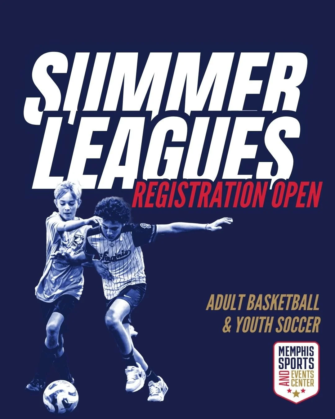 Adult Basketball &amp; Youth Soccer are officially OPEN 🏀⚽️

Whether you&rsquo;re getting back on the court or getting your kid in the game, now&rsquo;s the time to lock it in. Leagues are filling up&mdash;don&rsquo;t wait to secure your spot this s