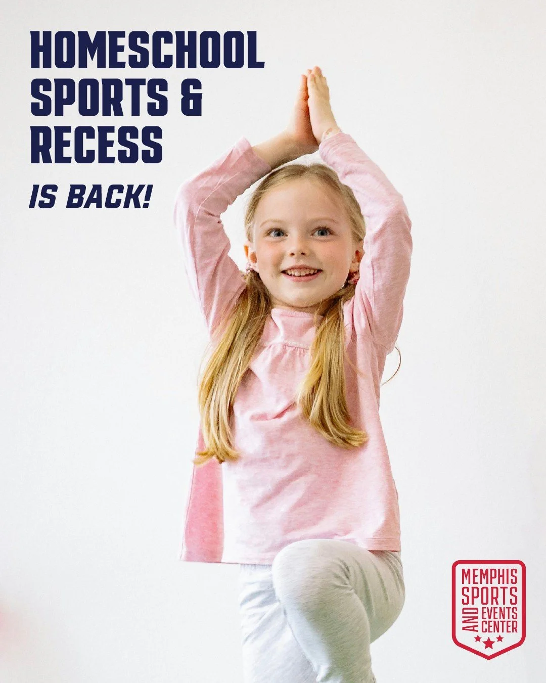 🏃&zwj;♀️ Homeschool Sports &amp; Recess is BACK!

Homeschool students can get moving, make friends, and burn off some energy with a mix of sports, recess games, obstacle challenges, and Ninja 901 activities each week!

📅 August 24&ndash;December 16
