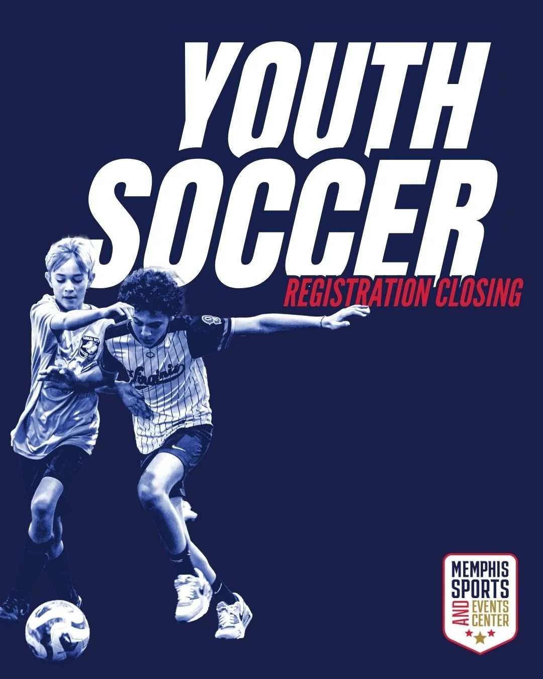 The season is almost here! Get your player registered for Youth Soccer and give them a chance to build their skills, get competitive, and enjoy plenty of time on the field.

Registration closes September 16 &mdash; don&rsquo;t miss the deadline! Link