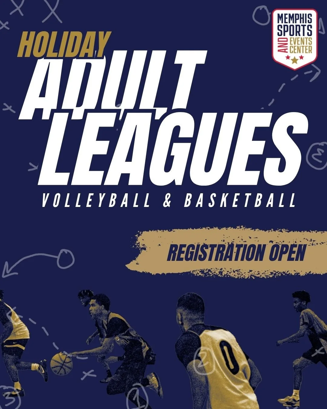Your holiday season needs a little competition. 🏀🏐 Registration is open for our Holiday Adult Basketball and Volleyball Leagues at MSEC. Get your team together and claim your spot on the court! Link in bio.