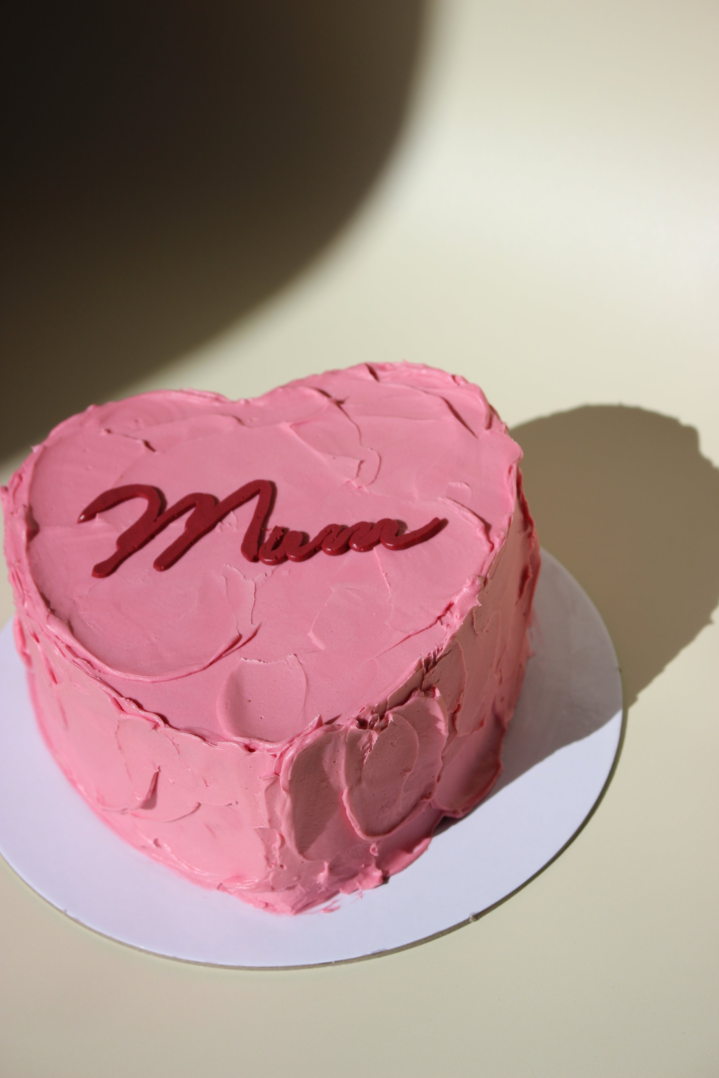 Mother's Day Petite Heart Cake