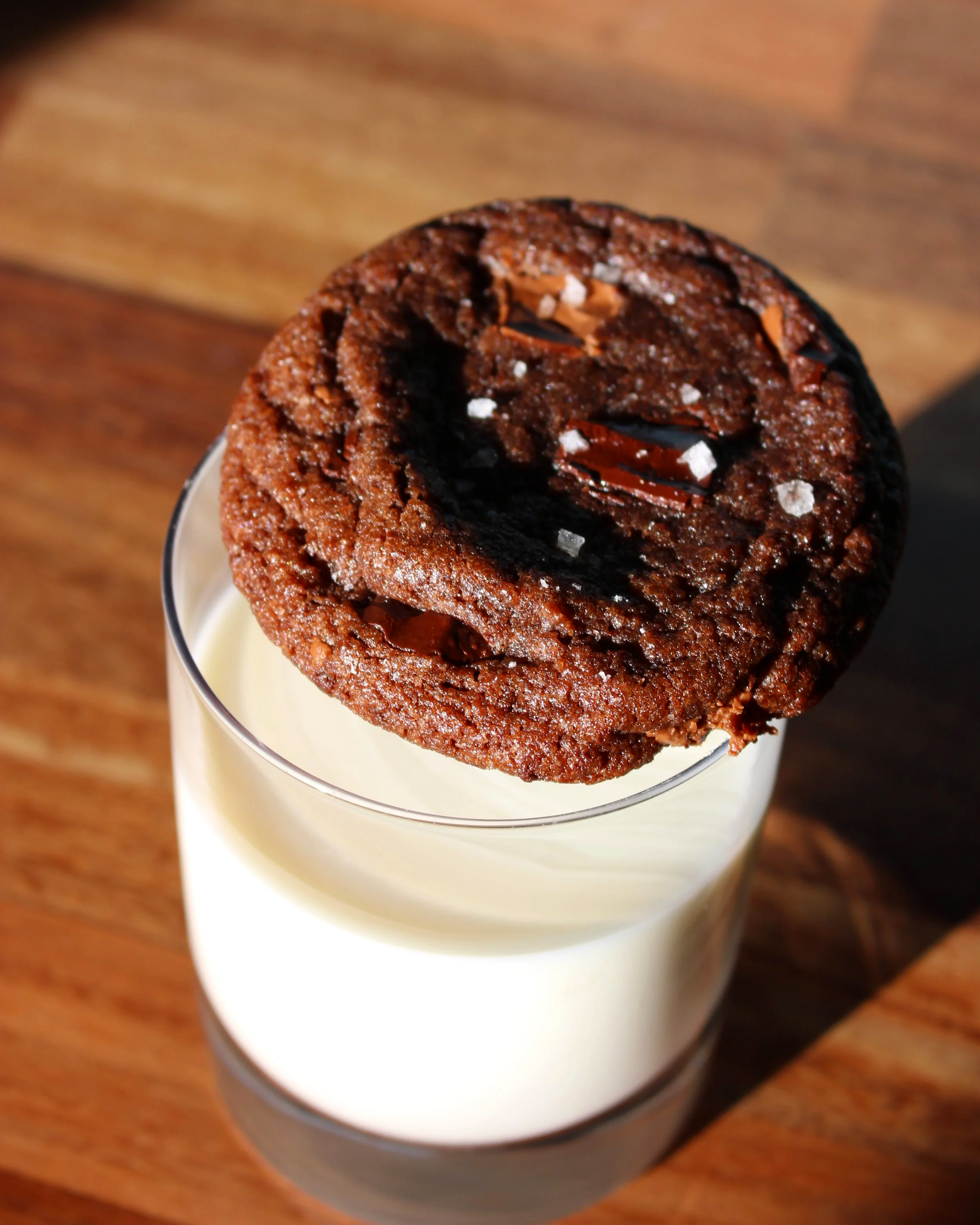 Double Chocolate Chunk Cookies