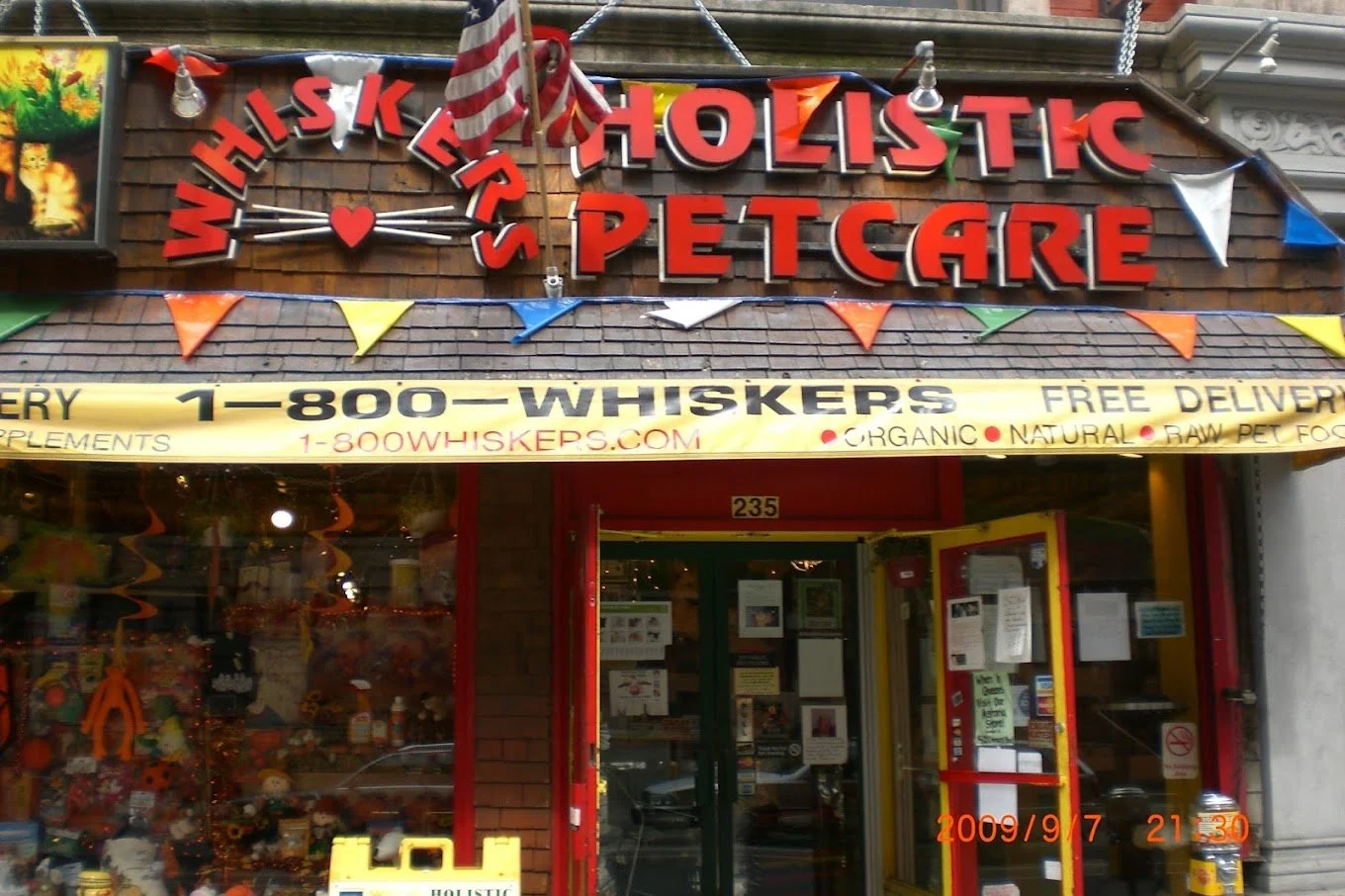WHISKERS HOLISTIC PET CARE 235 EAST 9th STREET