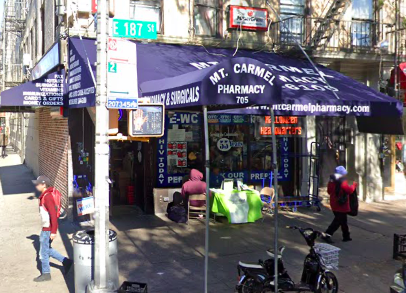 MT CARMEL PHARMACY 705 EAST 187th STREET
