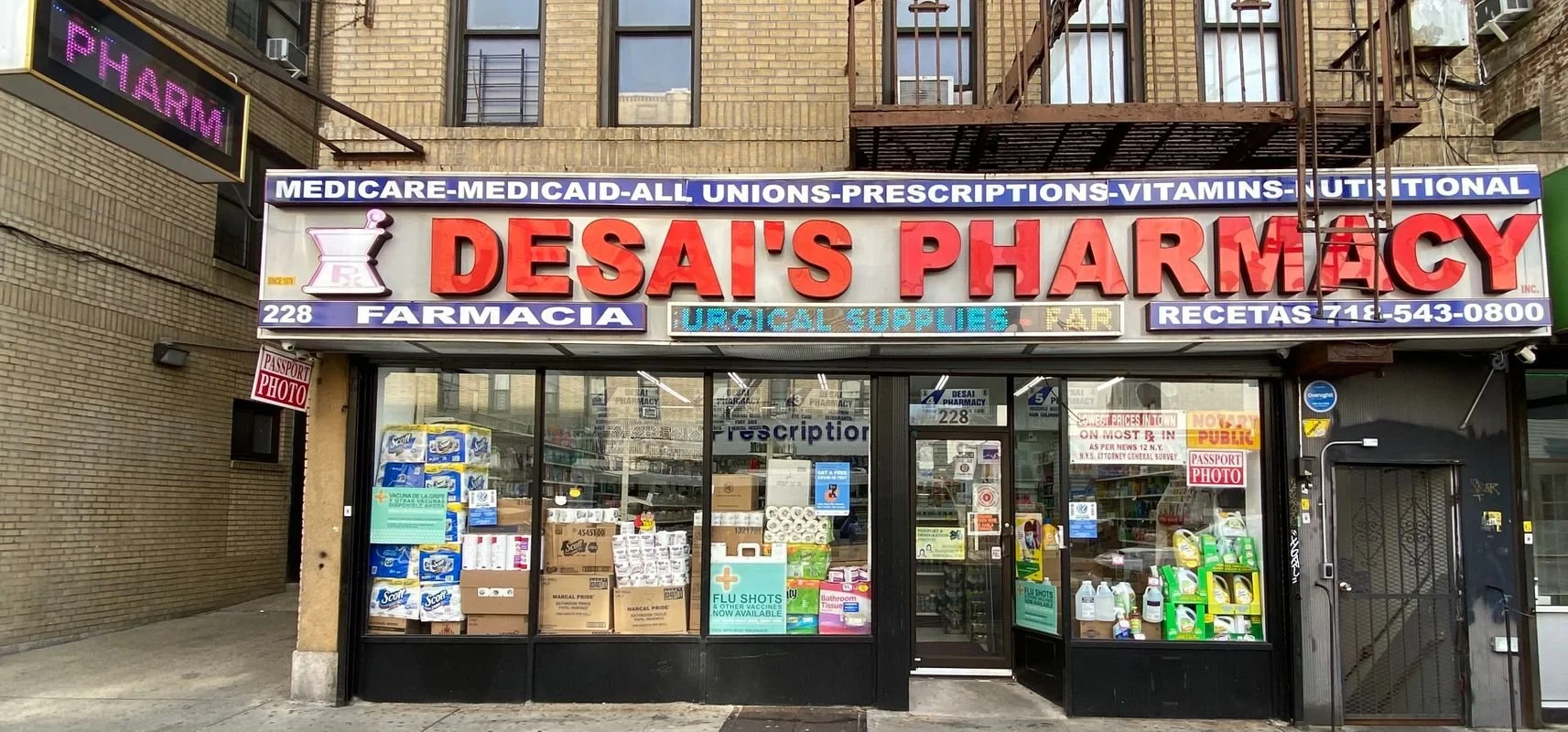 DESAI'S PHARMACY 228 WEST 238th STREET